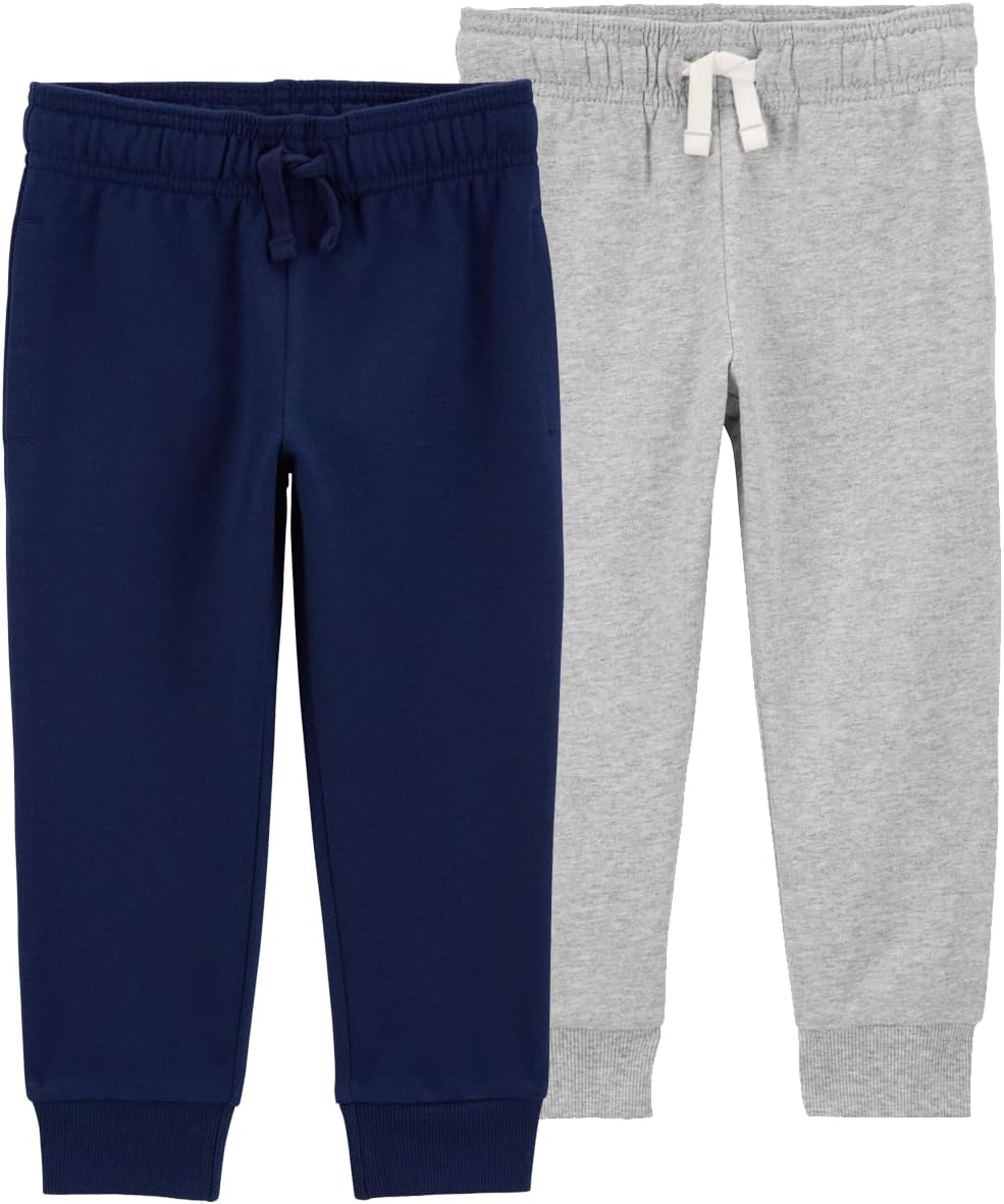 Carters Toddler Boys 2-Pack French Terry Active JoggersPants