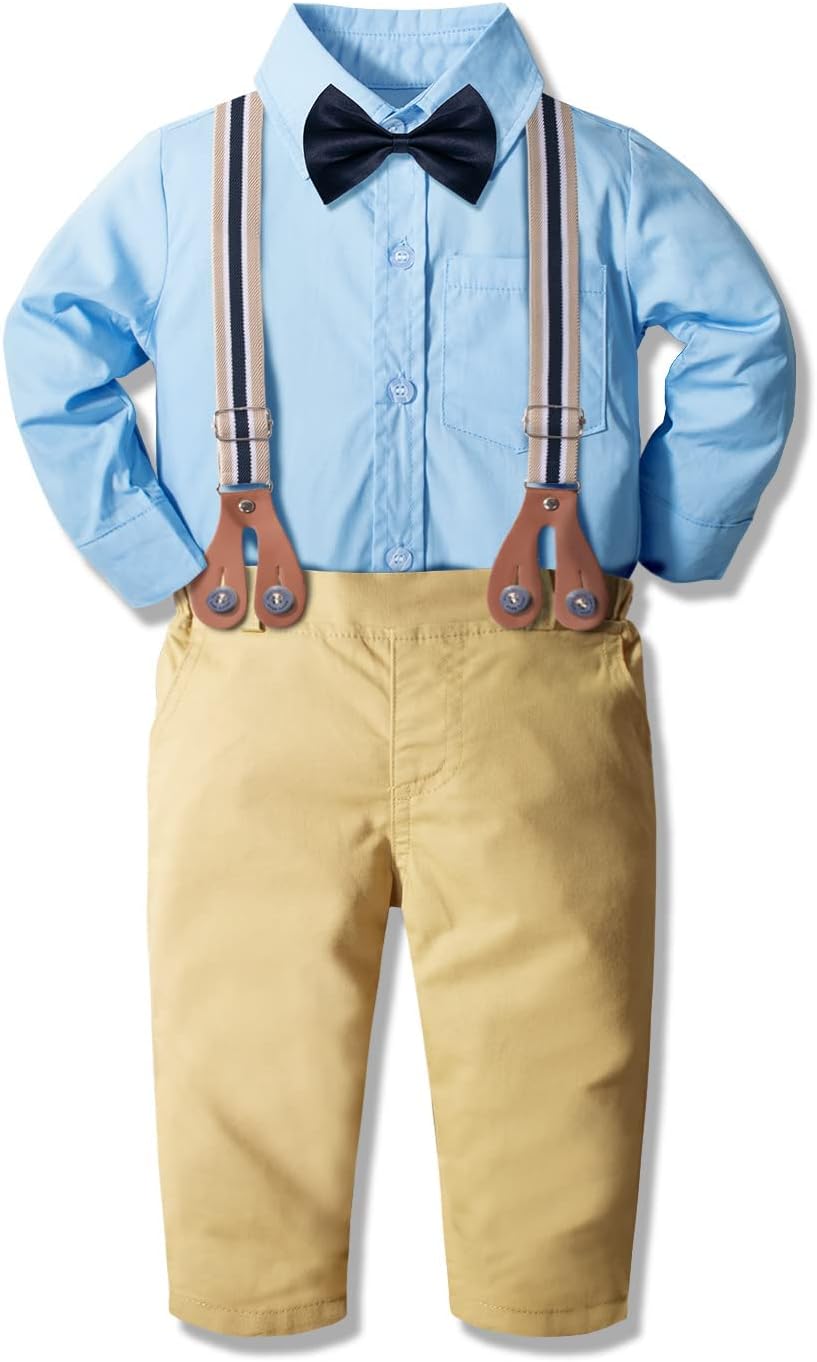 Yilaku Toddler Boys Casual Outfit Set