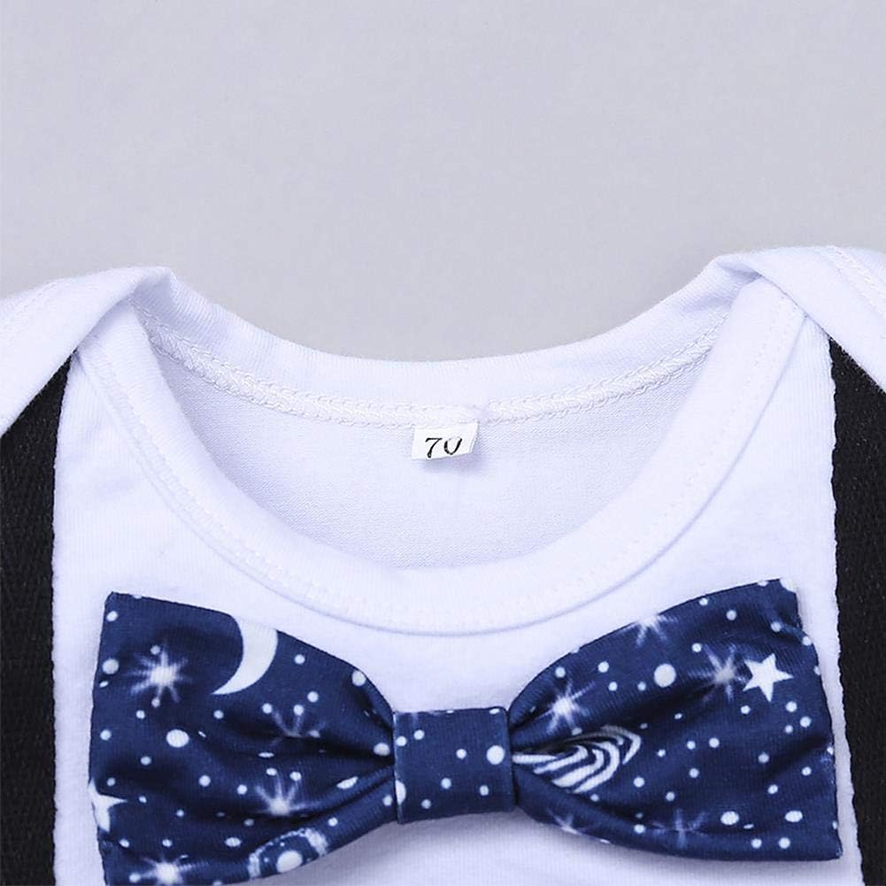 IDOPIP Baby Boys 1st Birthday Cake Smash Outfit