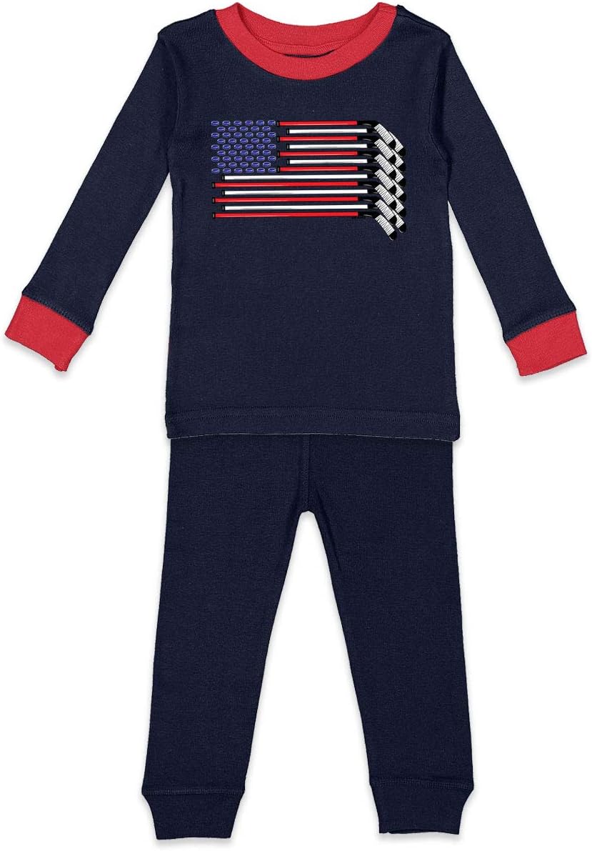 Hockey Sticks American Flag Kids Set