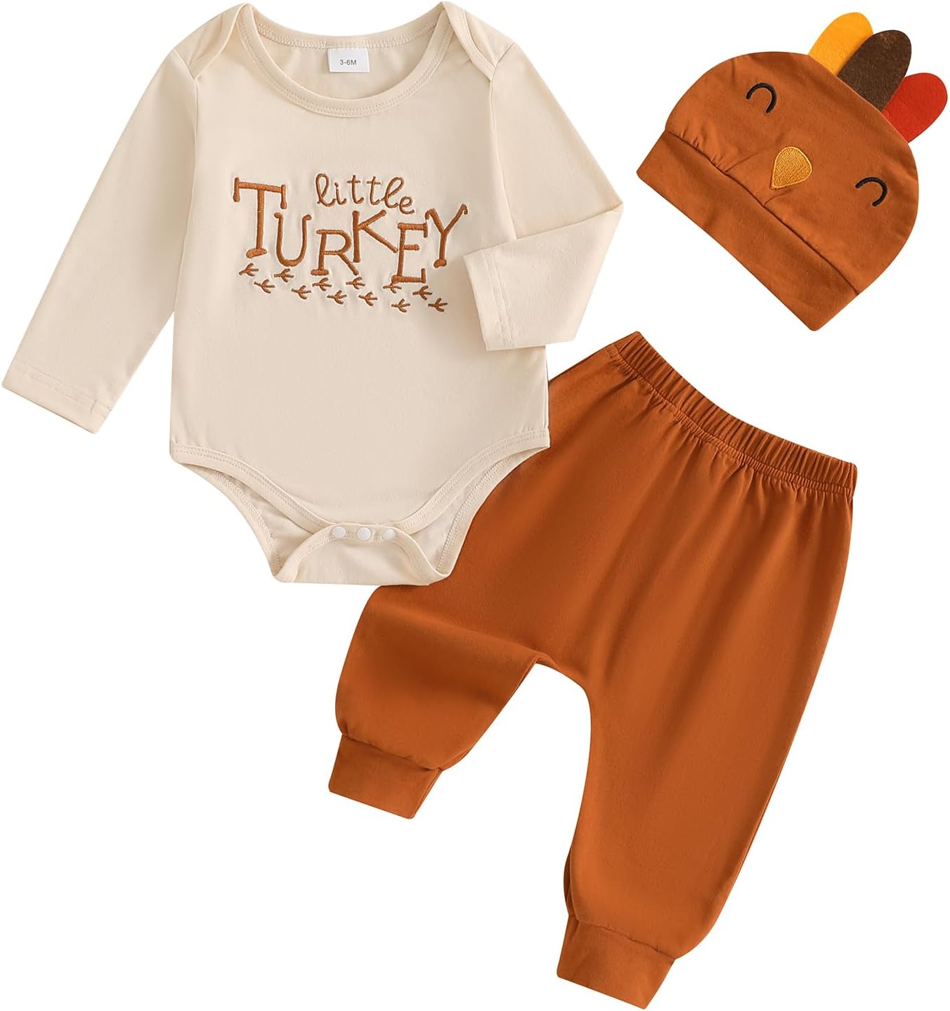 My First Thanksgiving Baby Boy Outfit