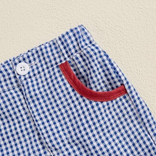 Toddler Baby Plaid Shorts for Boys and Girls