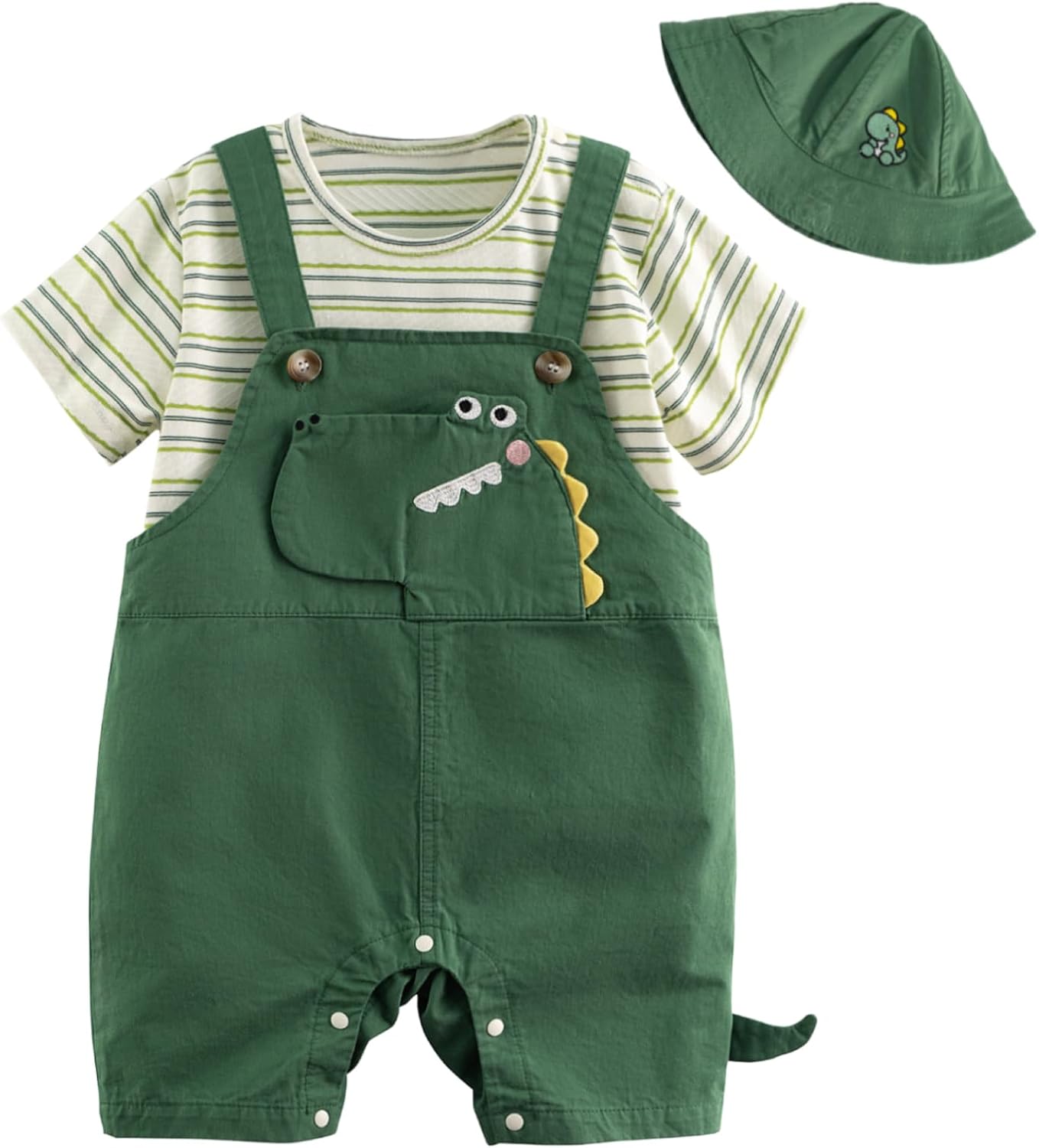 Perfect Stripe Romper Set for Boys