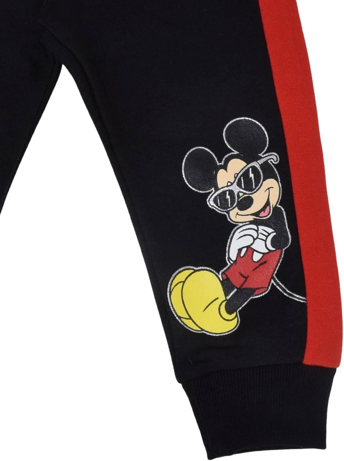 Sparkling Mickey Simba wears Vivid Crisp Disney Pants for Kids