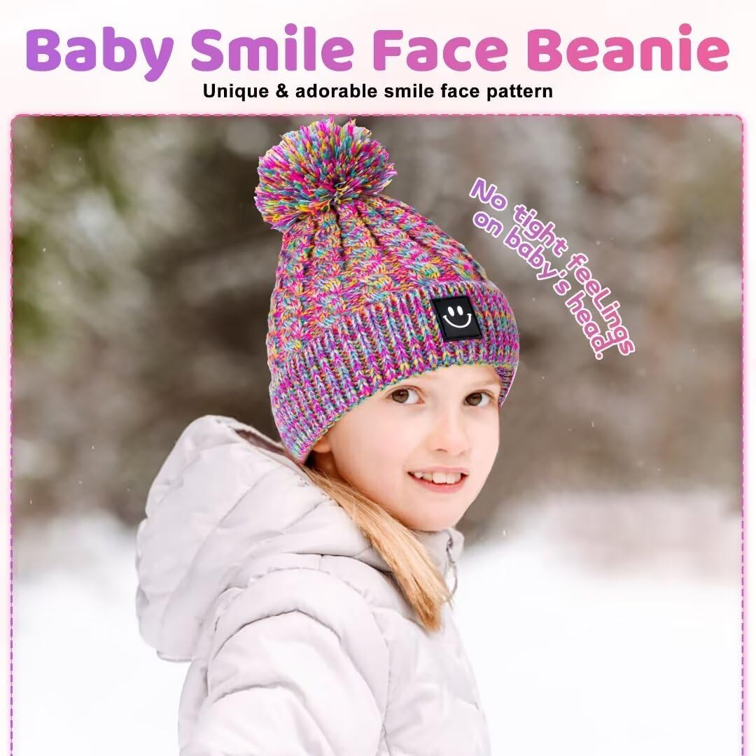 Hispeka Baby Beanie Hat 3-Piece Set