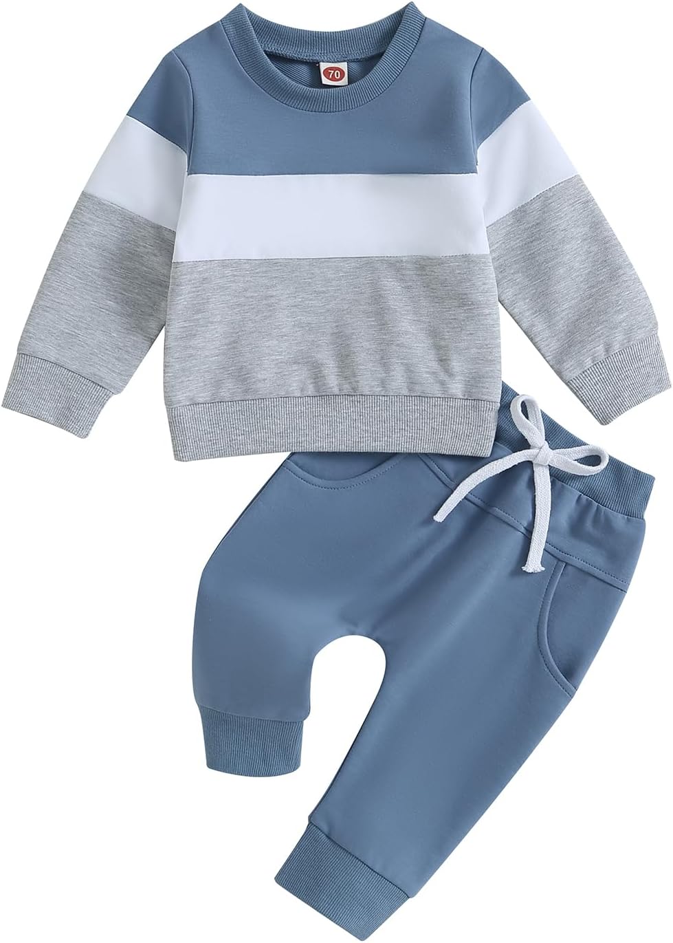 Keep them warm yet stylish - toddlers boys fall winter outfit set