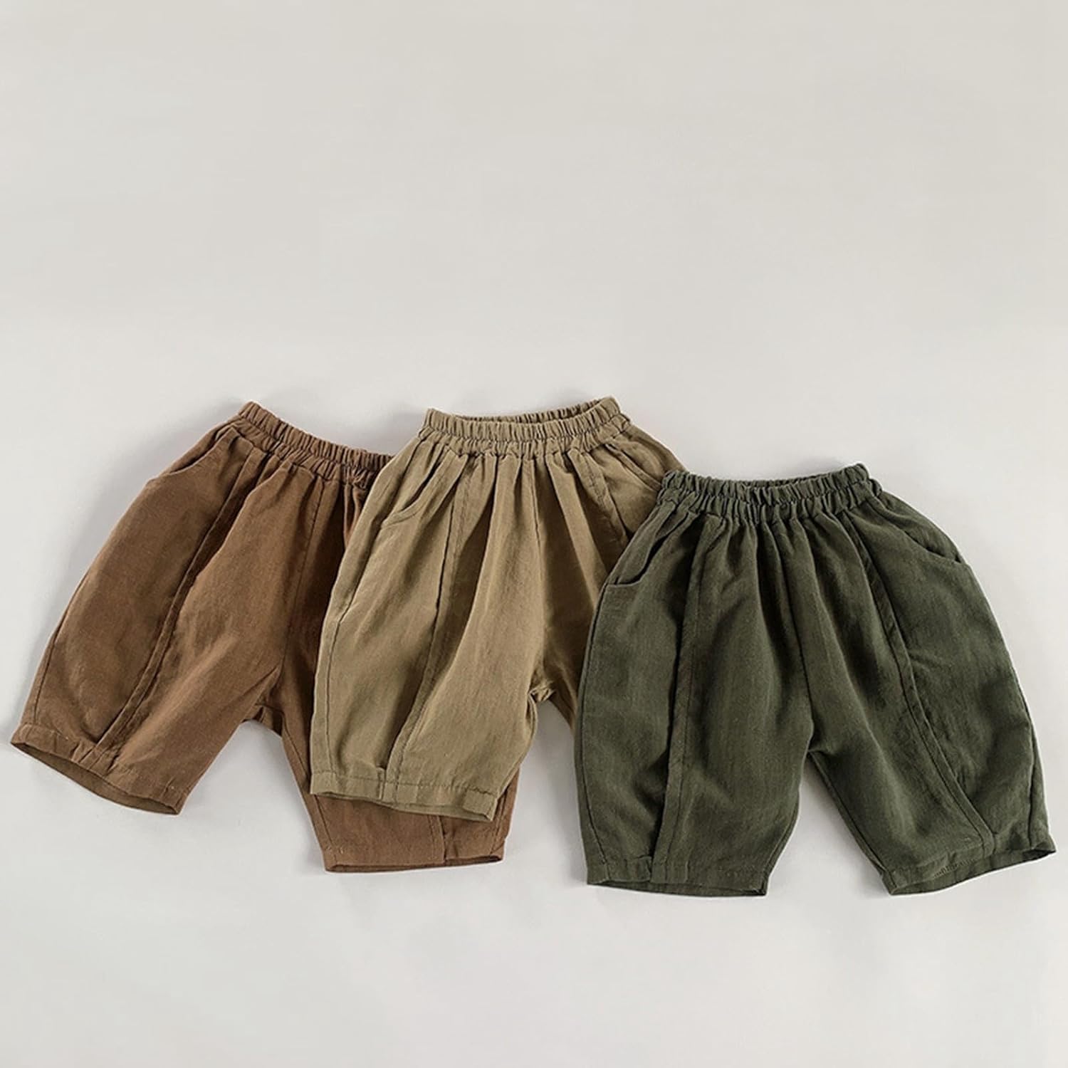 Adorable Bamboo Linen Pants for Babies