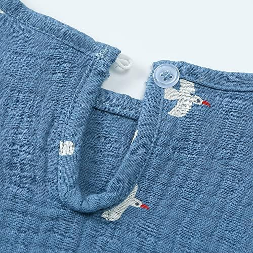 MYGBCPJS Toddler Boys Girls Cotton Linen Shirt Shorts Set 2Pcs