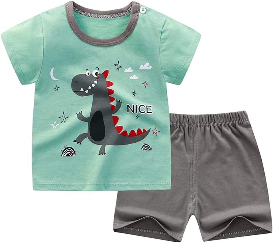 WMJJ Toddler Boy Dinosaur Shorts Set