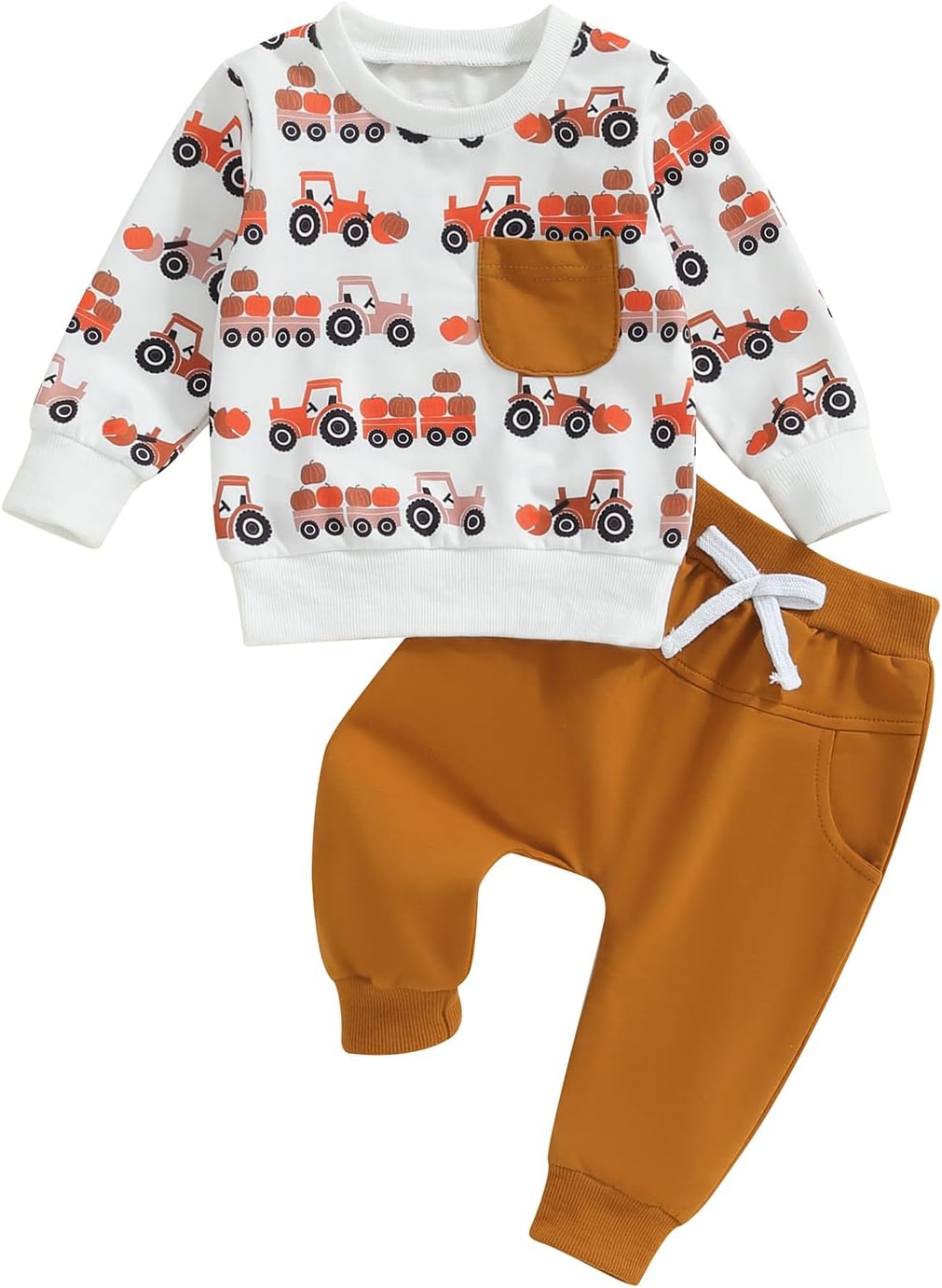 Kaipiclos Toddler Boy Fall Watch Knit Sweater Set