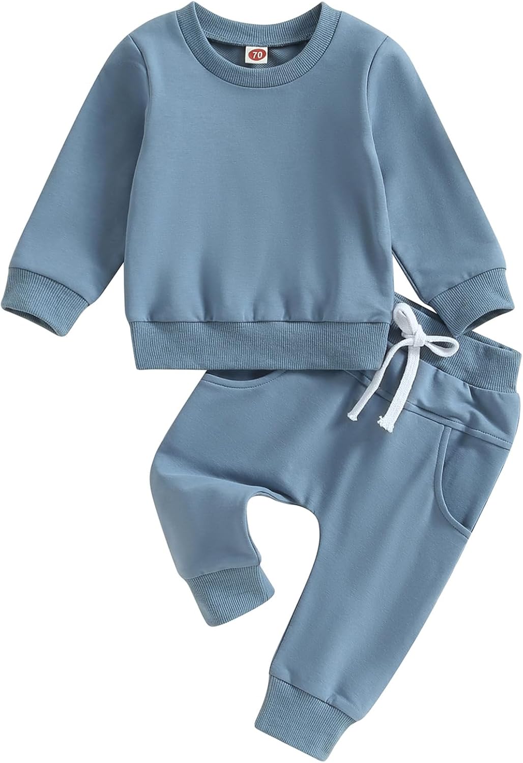 Perfect Match - Unisex 2-Piece Fashionable Set for Baby BoysGirls
