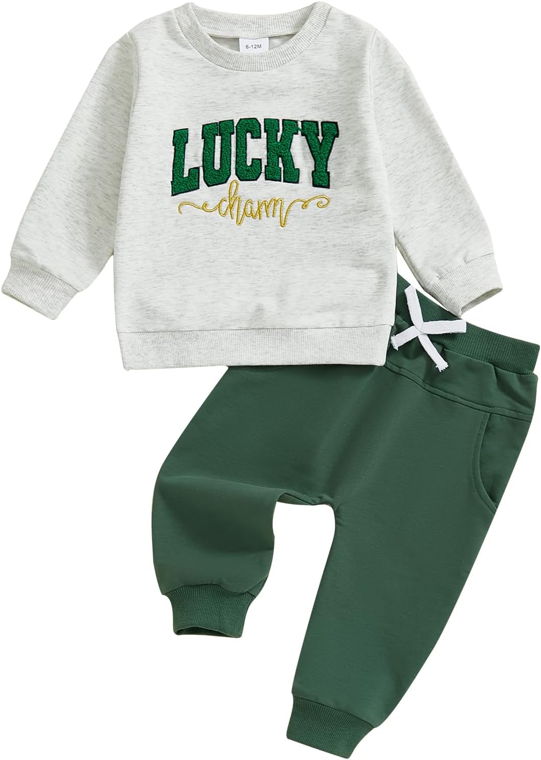 SAYOO Toddler Boy St Patricks Day 2Pc Outfit Set