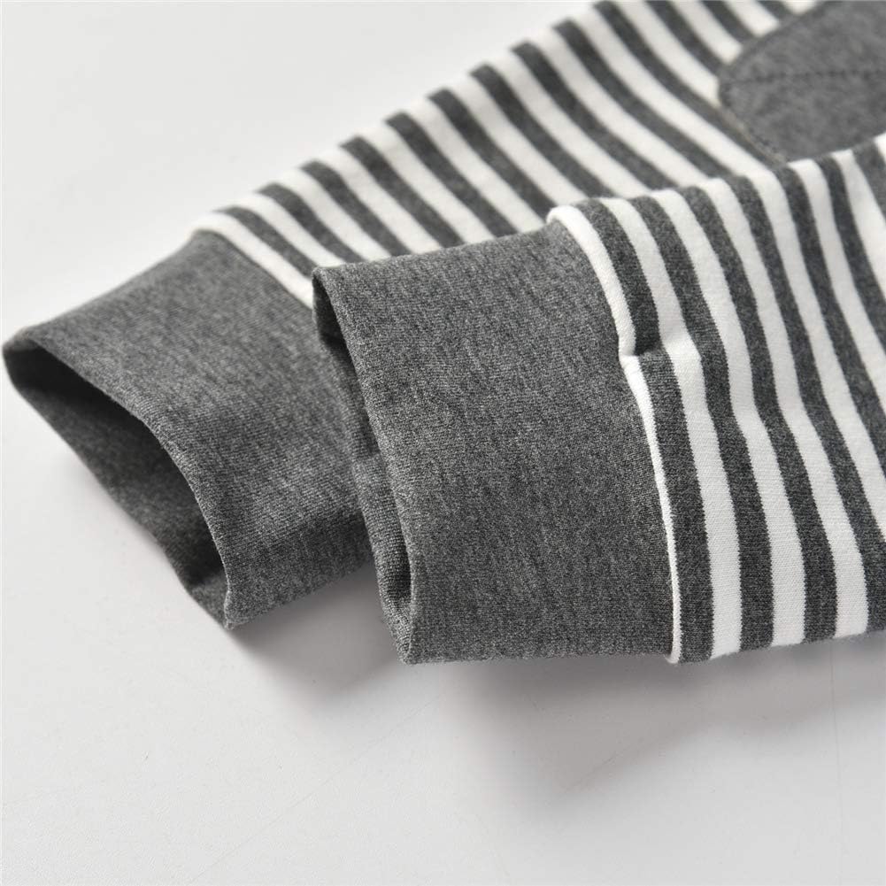Rebey Toddler Boy Striped Long Sleeve Set