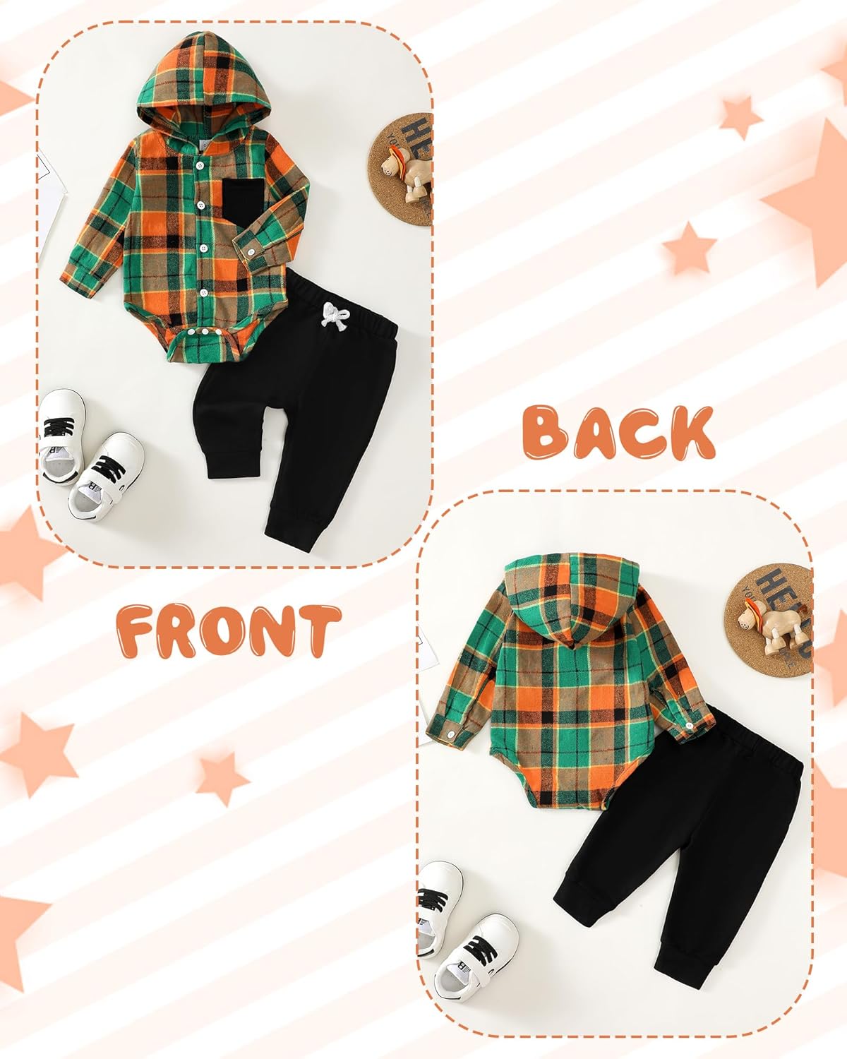 Adorable Baby Boy Romper Set