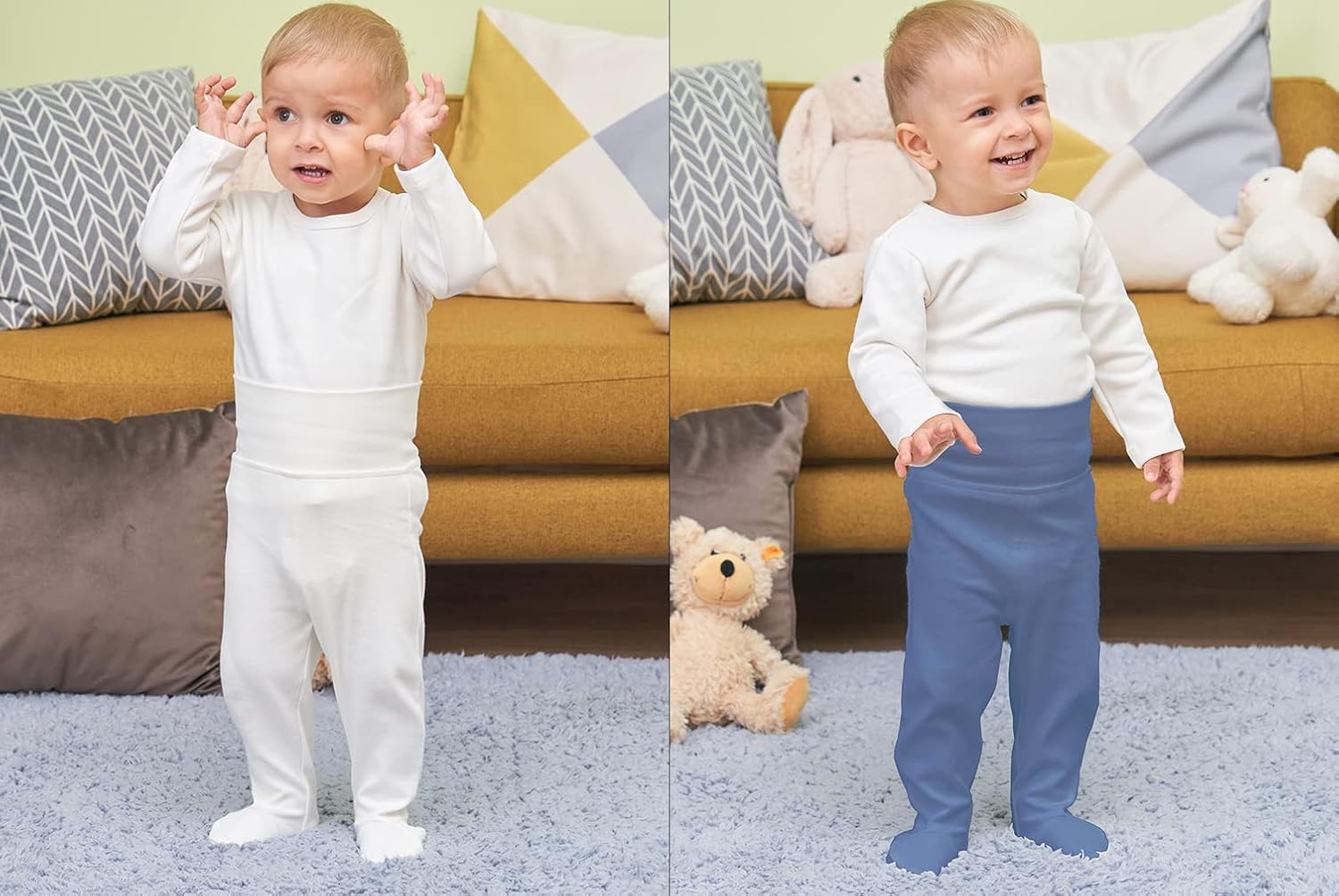 Elevens Kingdom - Soft Cotton Baby Pants for Boys 0-12 Months