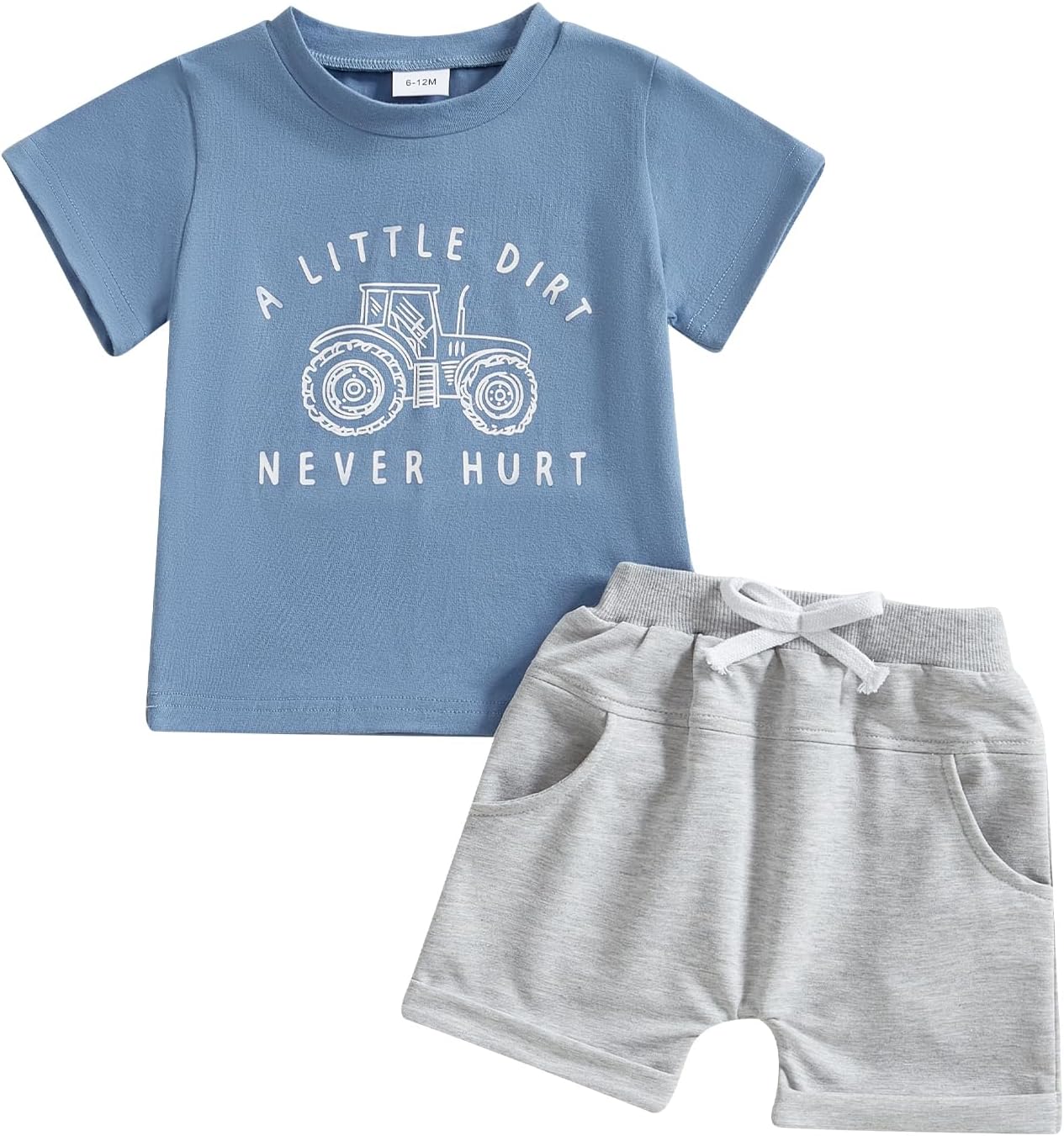 Lucikamy Toddler Tractor Outfit