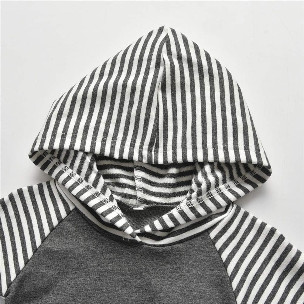 Rebey Toddler Boy Striped Long Sleeve Set