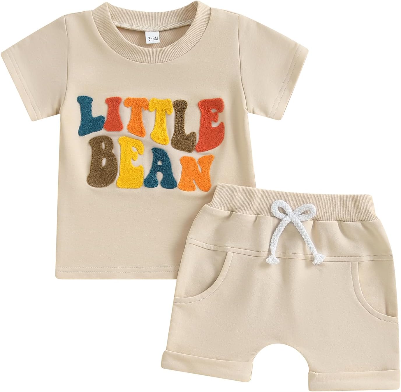 Little Bean Baby Outfits Toddler Boy Summer Clothes Soft Cute