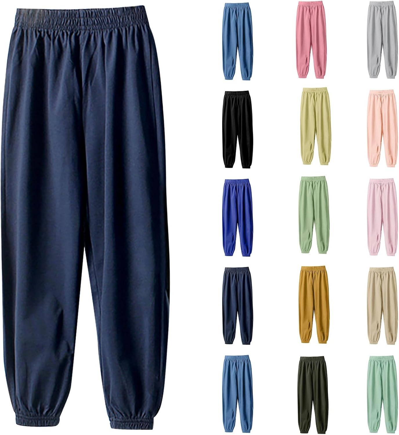 Basic Cotton Linen Harem Pants For Toddlers Boys And Girls