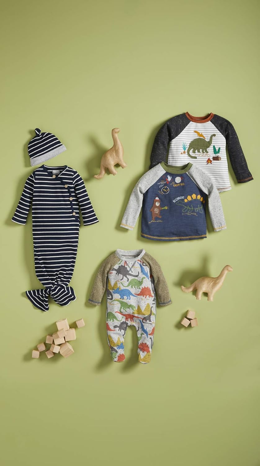 Mud Pie Baby Boys Dino Sleeper Cool