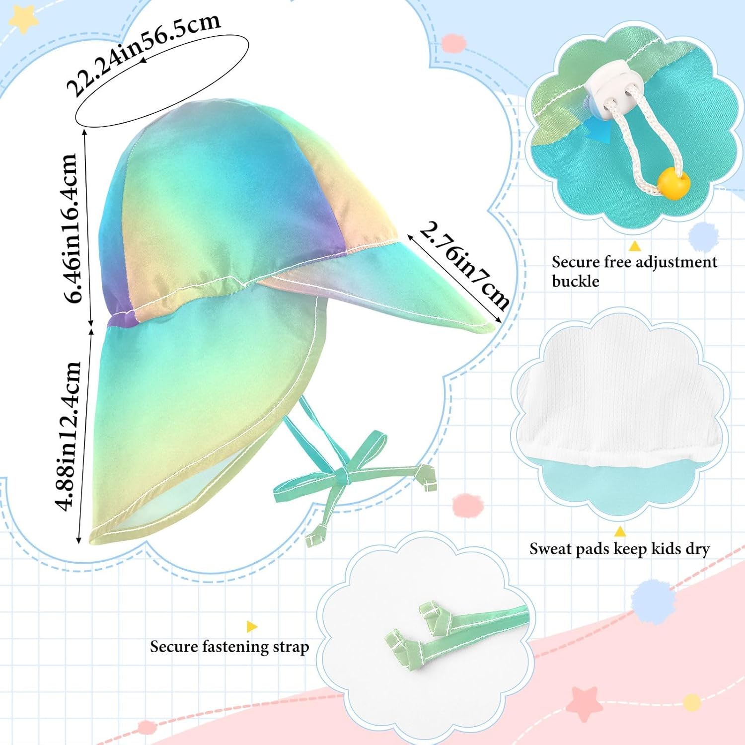 Adjustable Baby Sun Hat