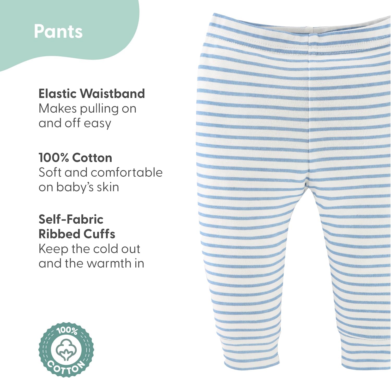The Peanutshell Soft Cotton Bottoms for Babies