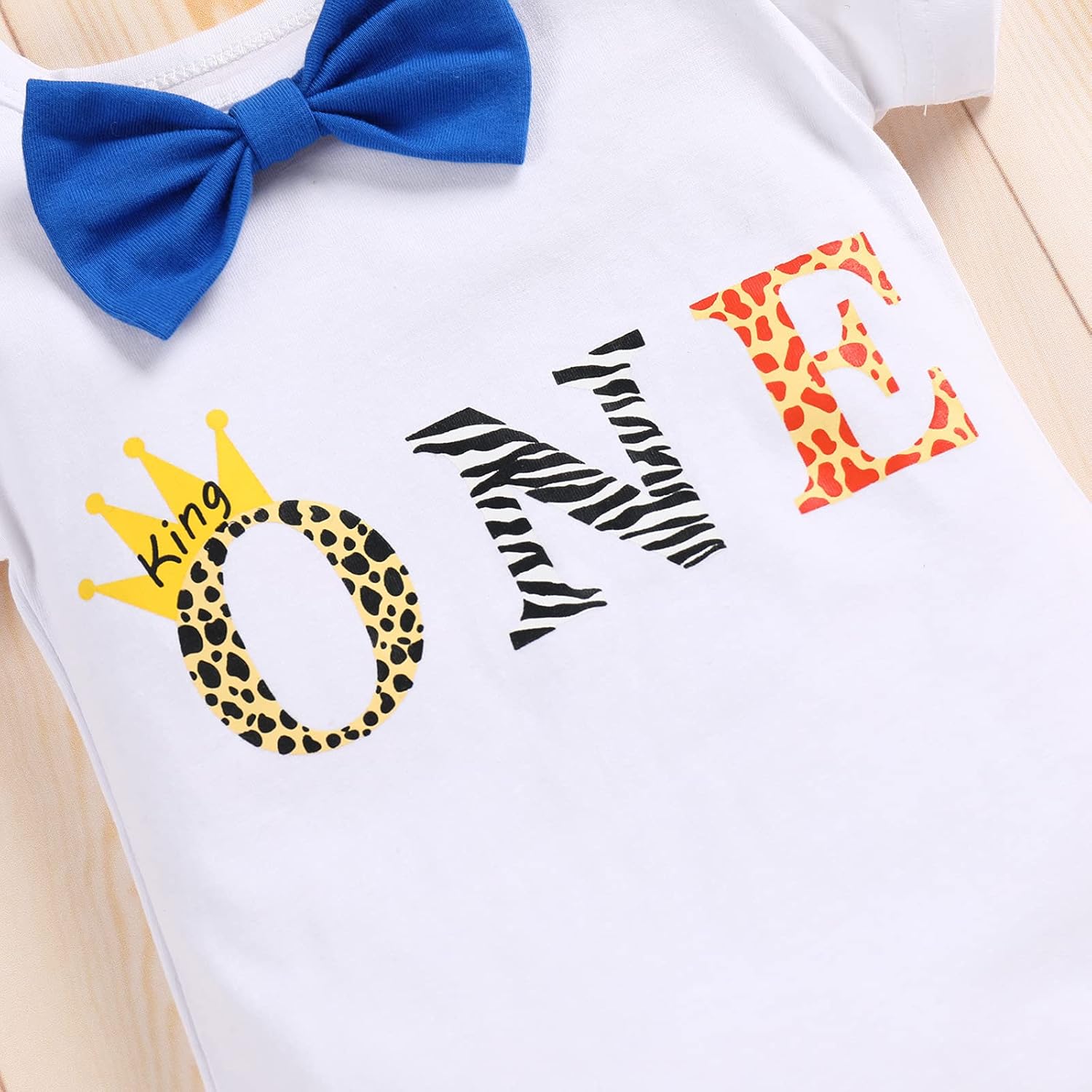 Jungle Adventure 1st Birthday Romper Set