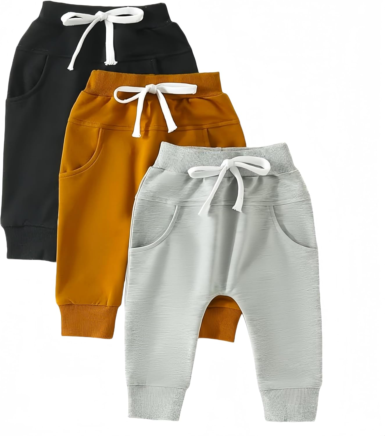 3-Pack Boys Pull-On Jogger Pants
