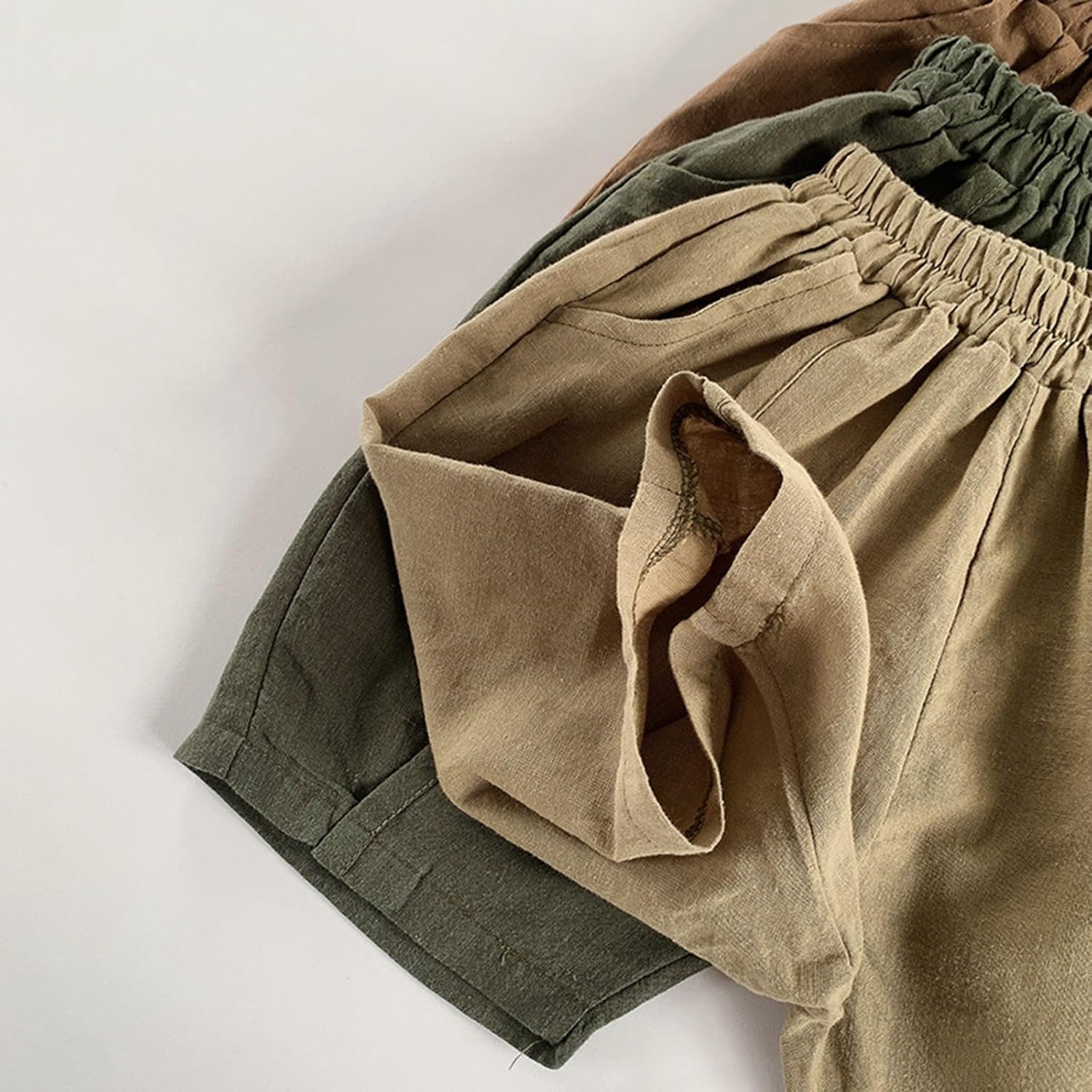 Adorable Bamboo Linen Pants for Babies
