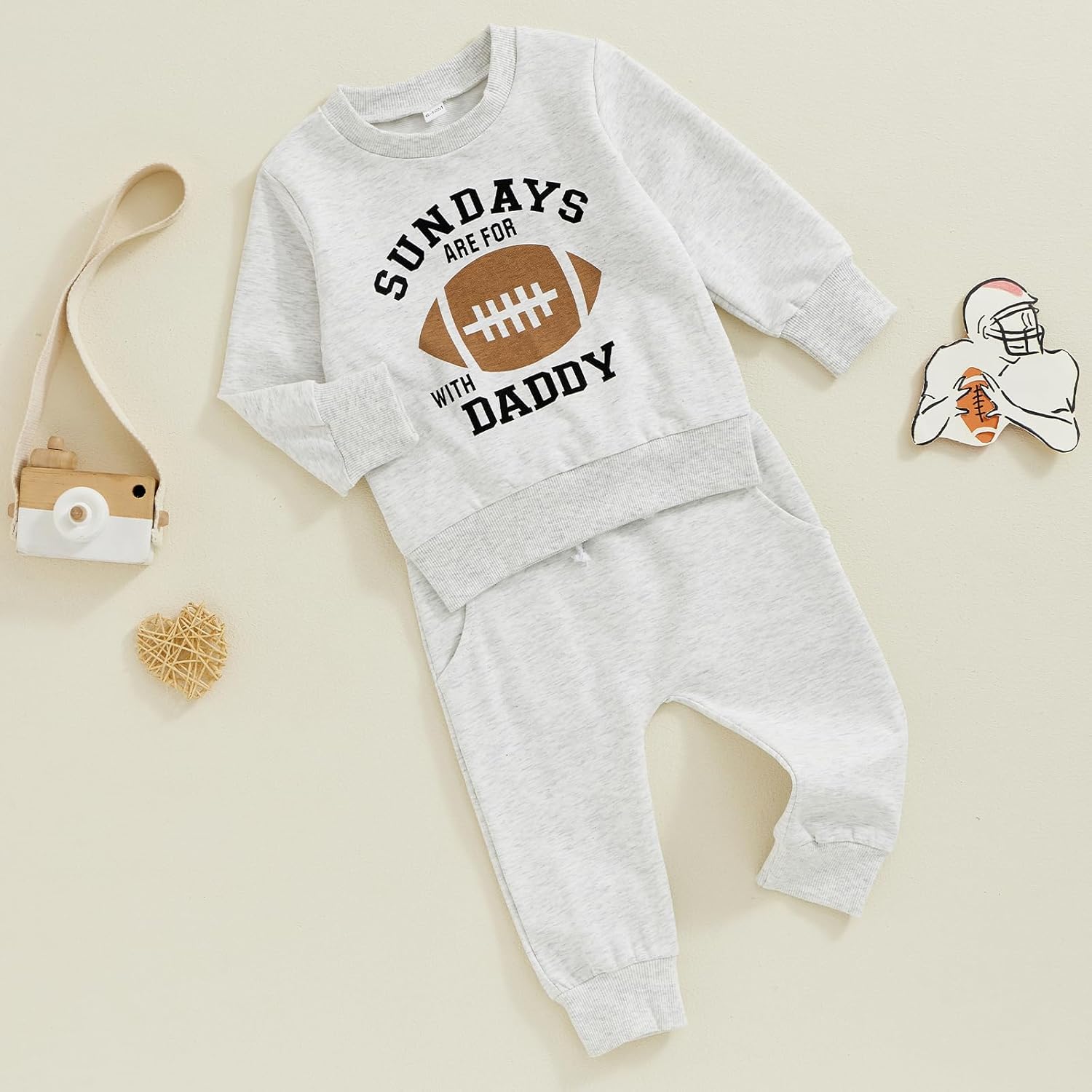 SAYOO Toddler Football Outfit