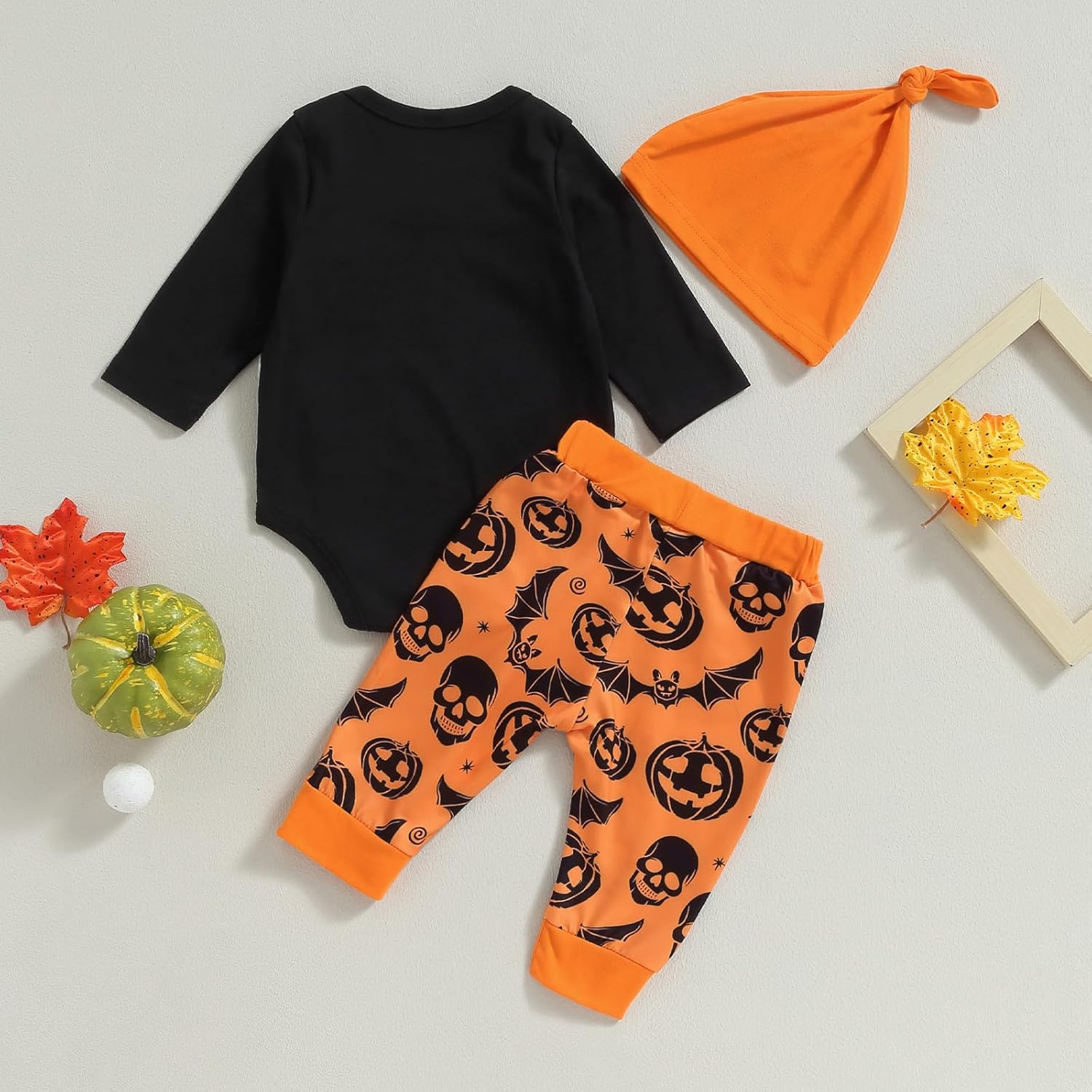 Halloween Trick_or_Treat Outfit - pumpkin ghost for boys and girls