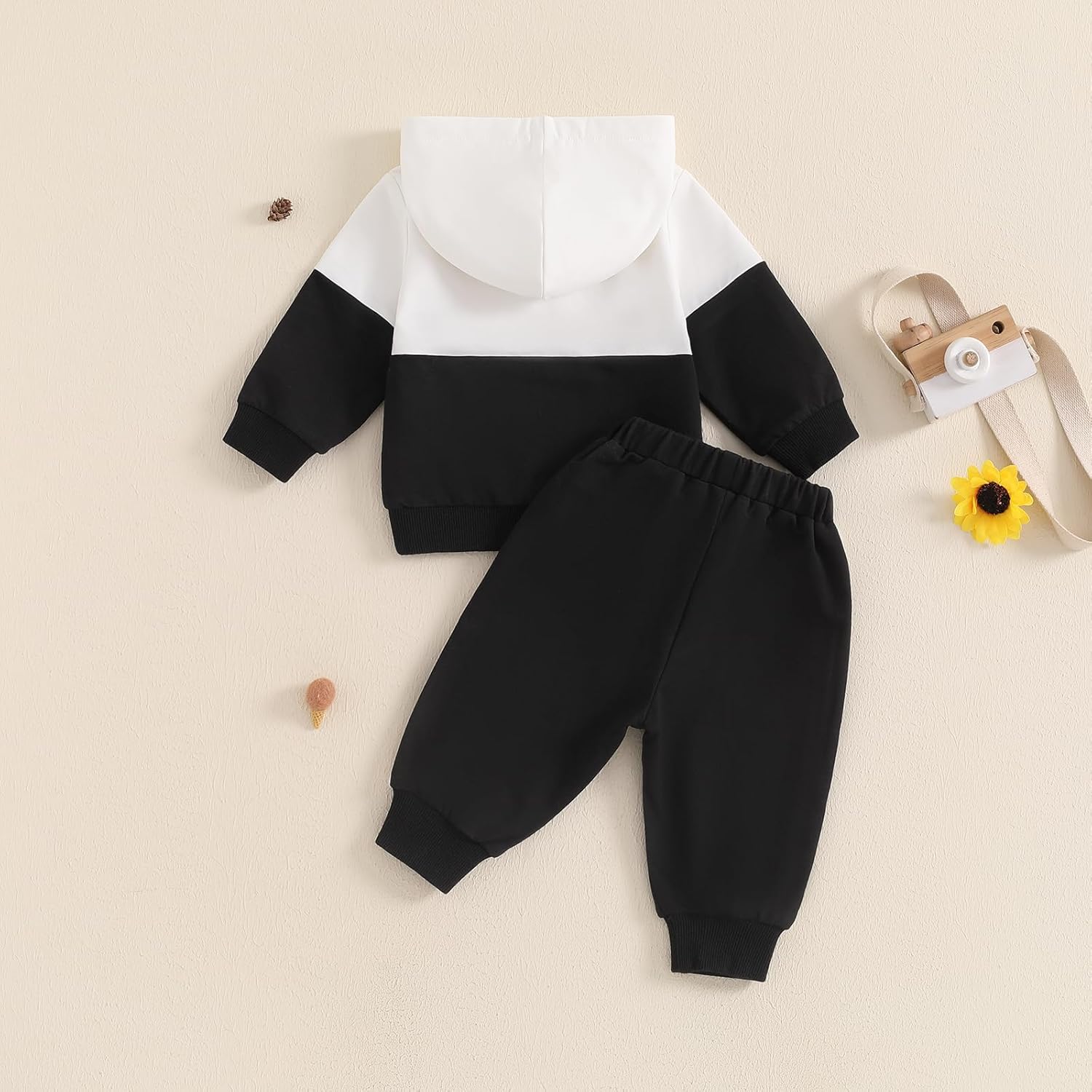 BemeyourBBs Toddler Boy Outfit Hoodie Svens
