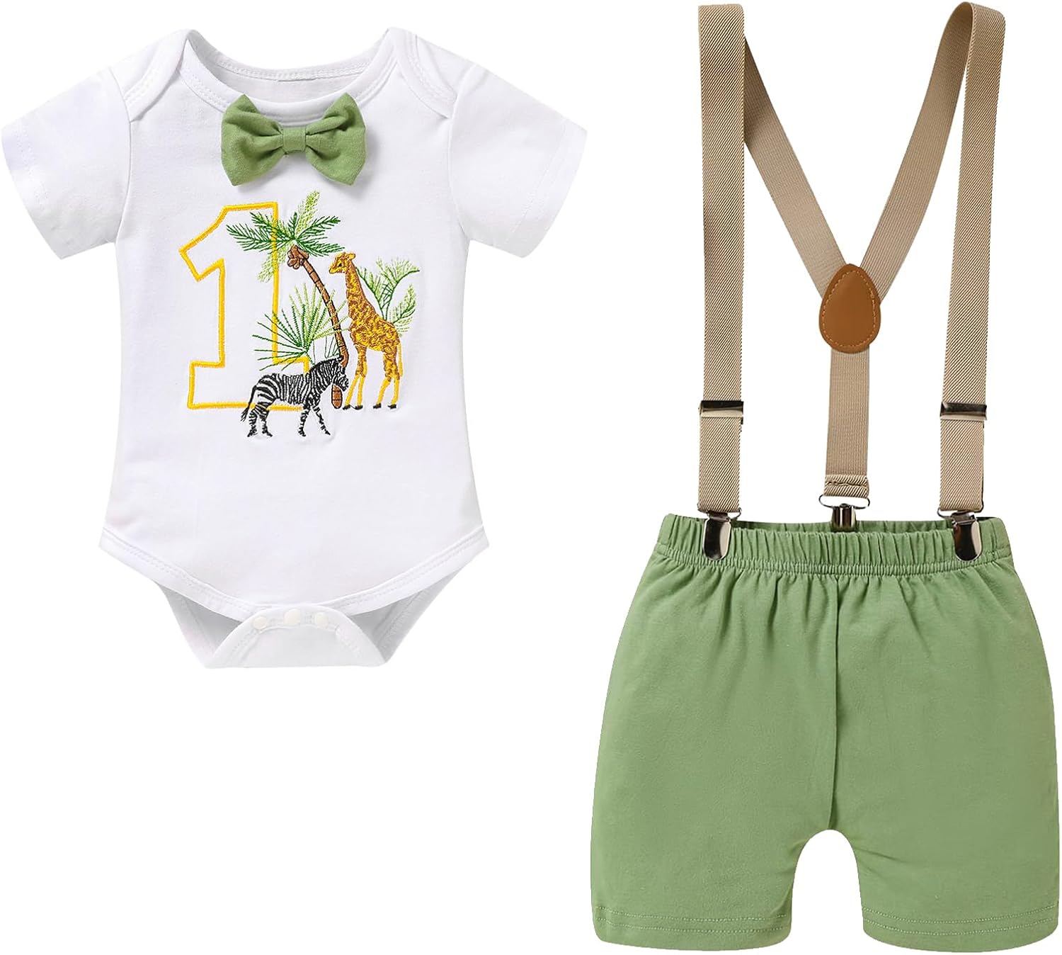 GRNSHTS Baby Boy First Birthday Set