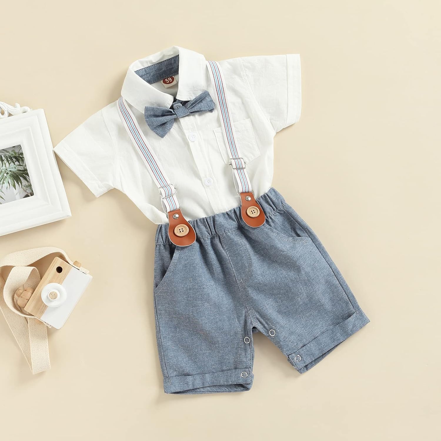 Karwuiio Toddler Boys Formal Suit Set