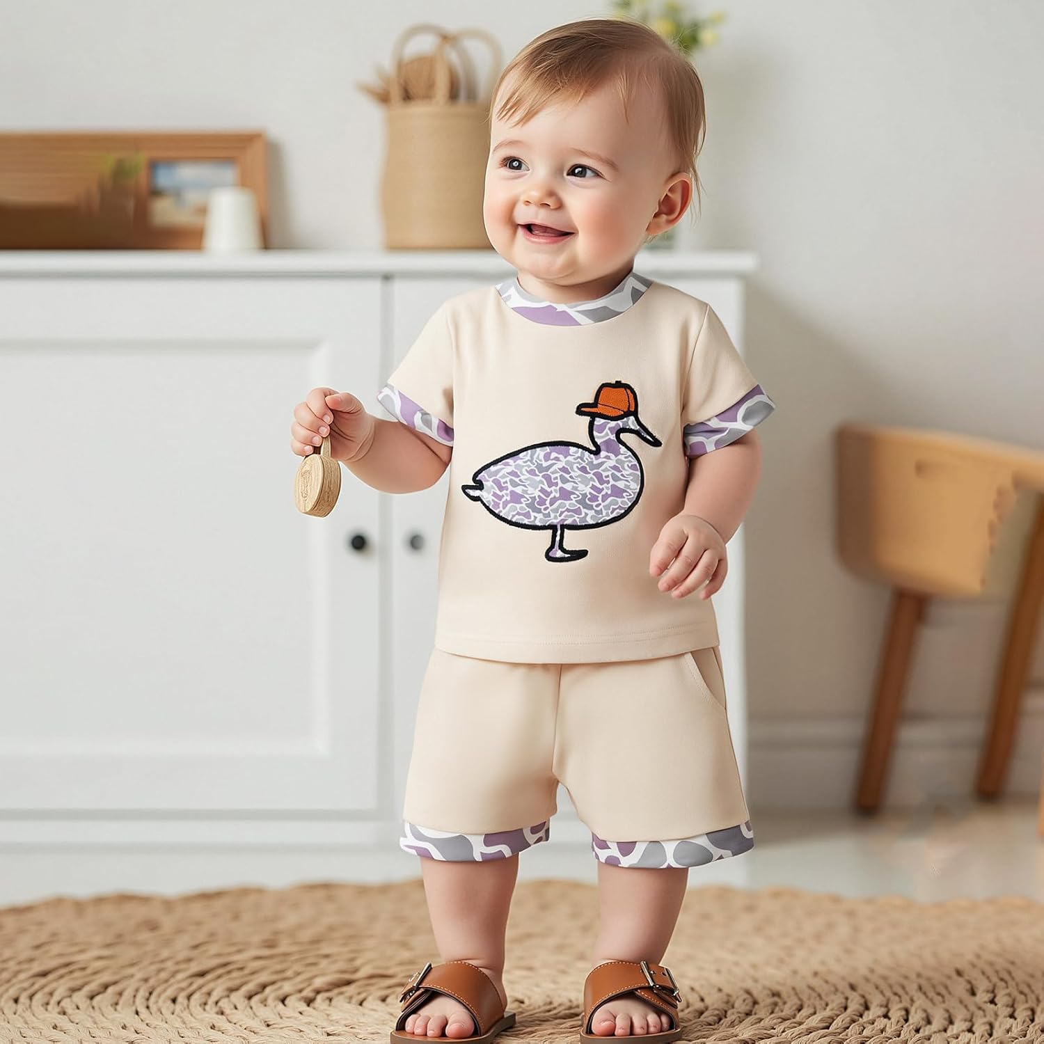 Bagilaanoe Toddler Perfect Duck Summer Outfit