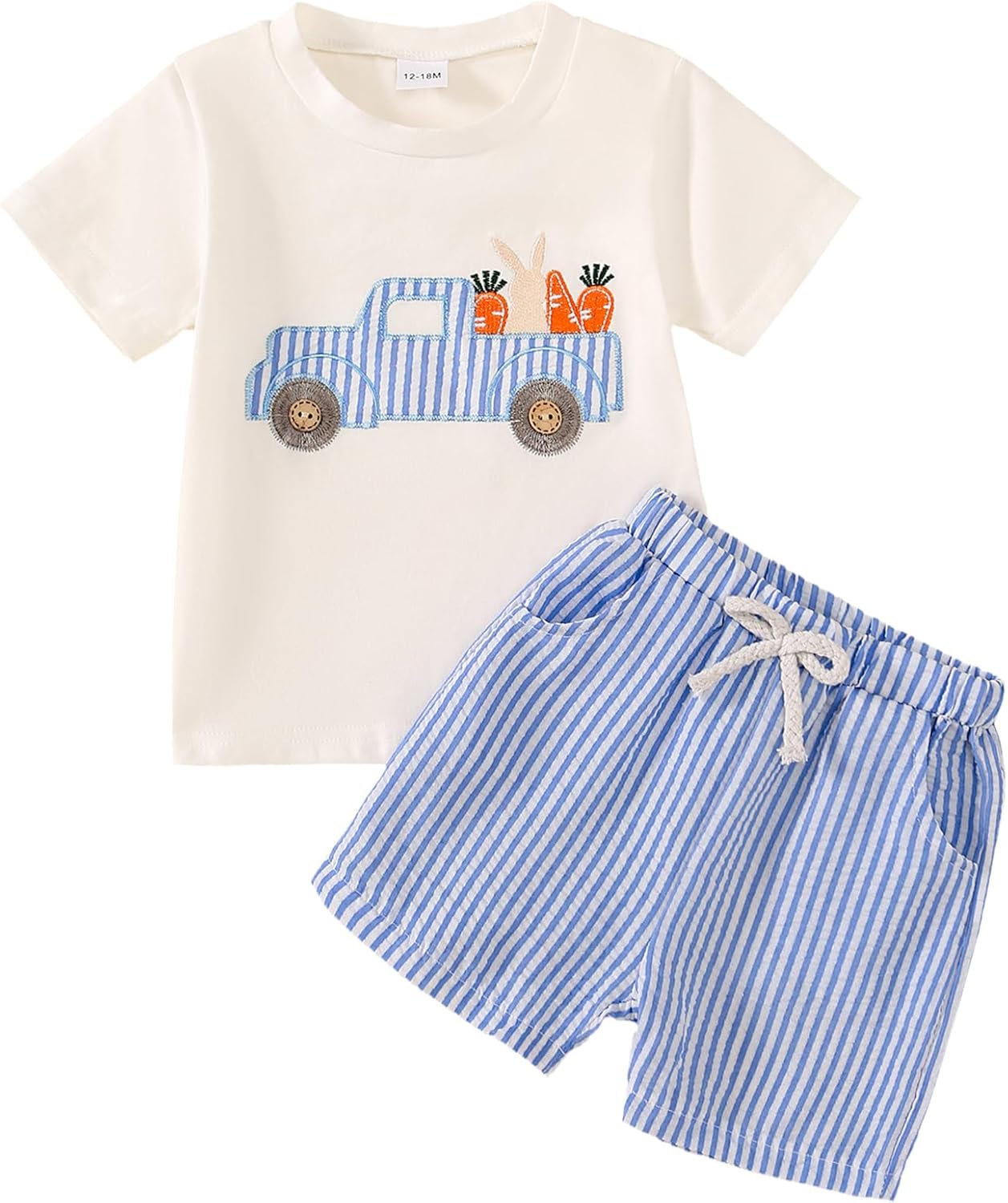 Bunny Carrot Easter Outfit for Kids