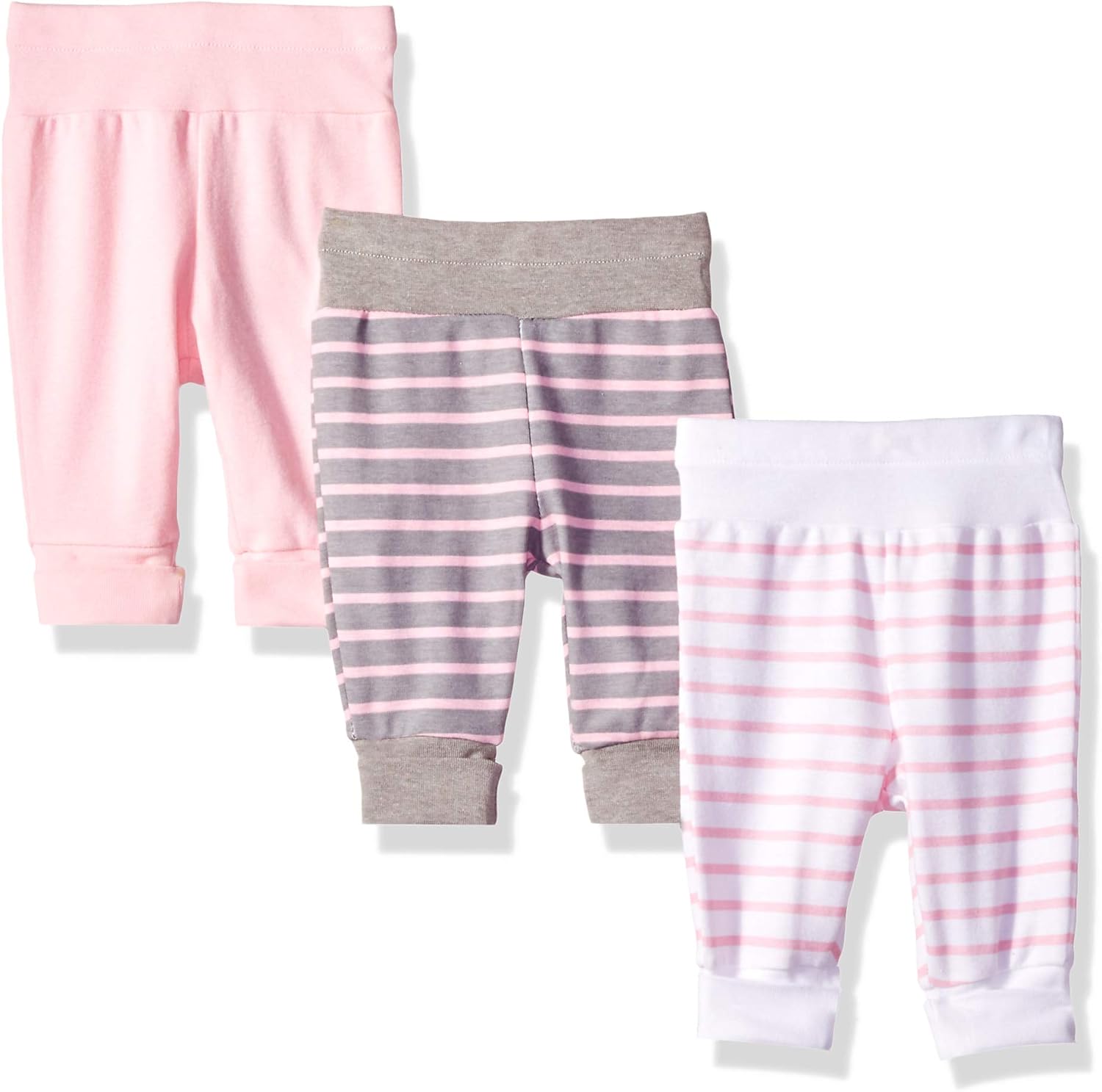 Hanes Flexy Soft Knit Pull-On Sweatpants for Babies 3-Pack