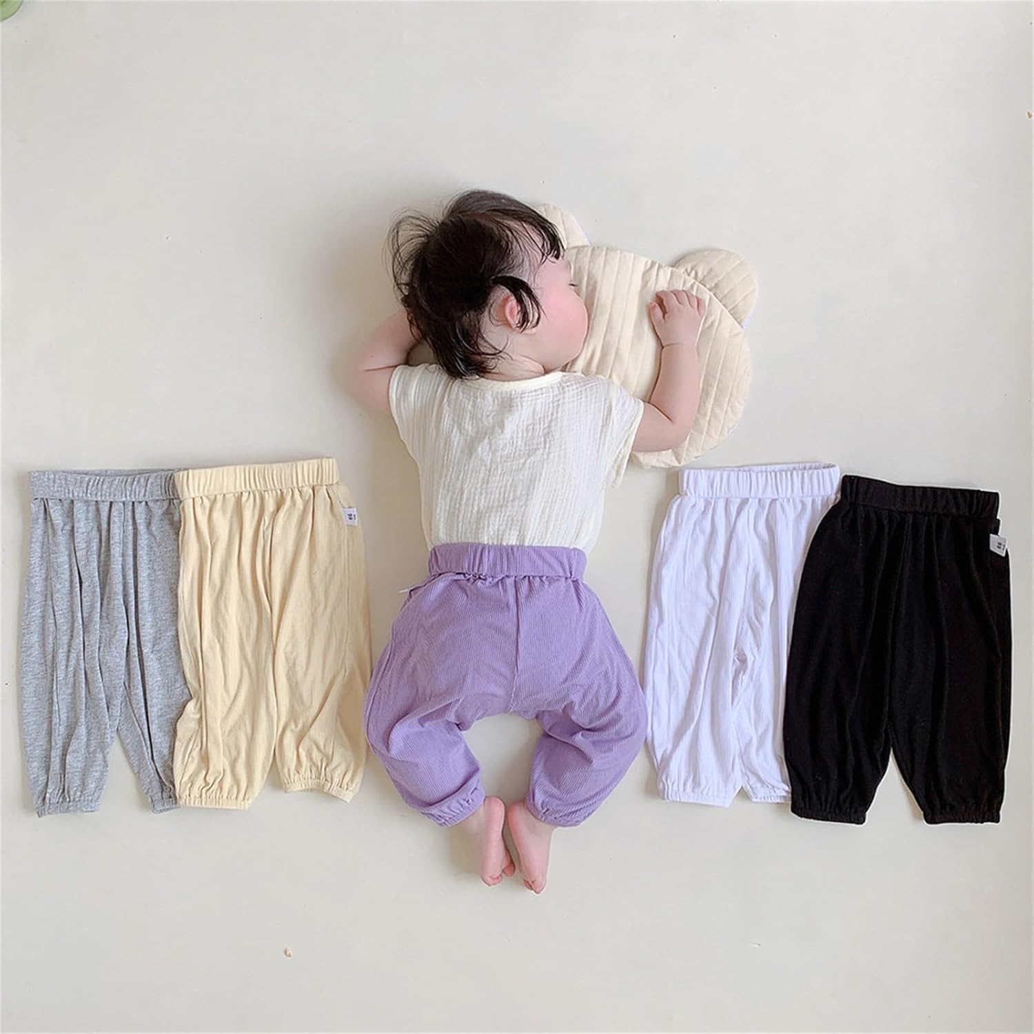 thin anti-moq pants toddler harem joggers cargo