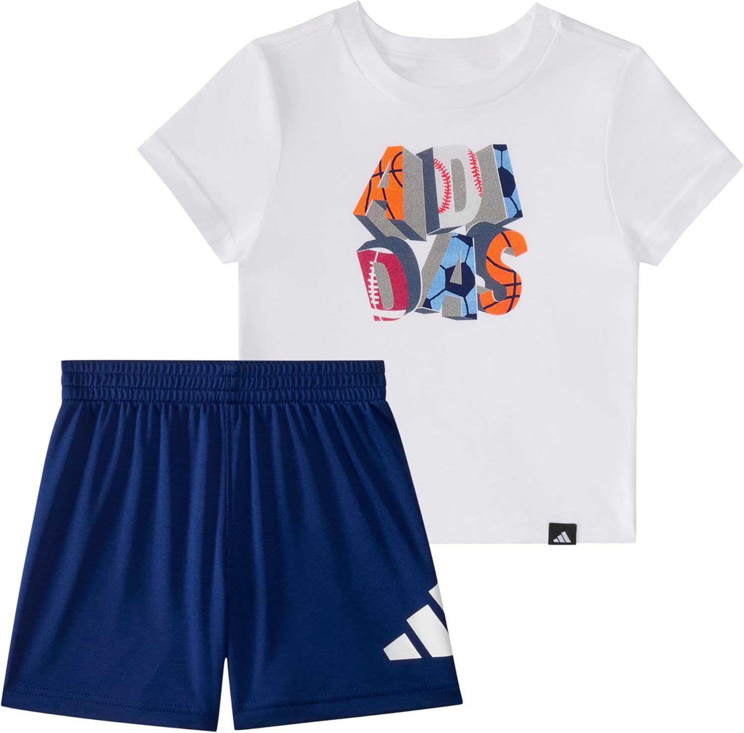 Adidas Baby Boys Comfort Short Sleeve Set