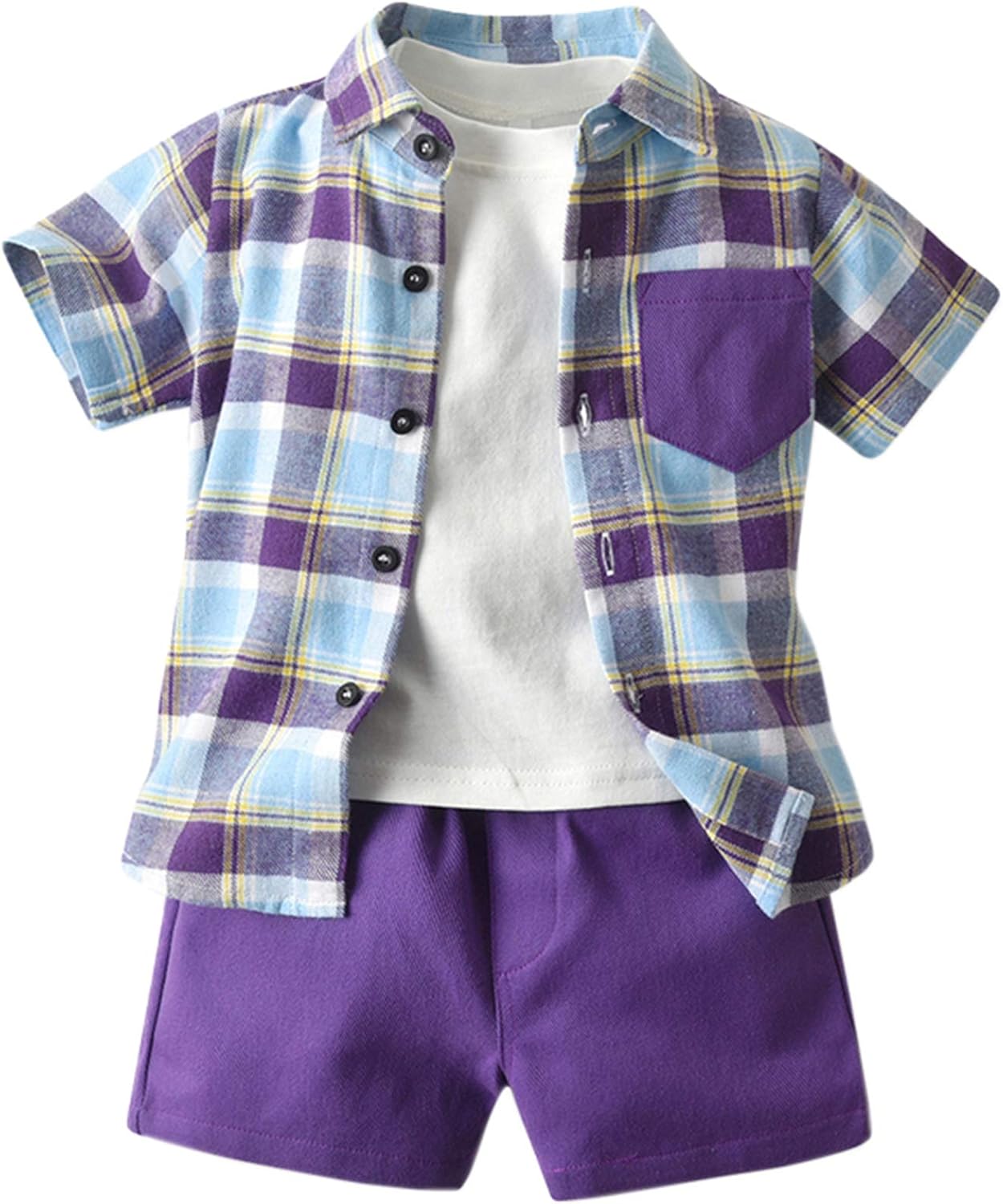 Sangtree Boys Summer Short Hawaiian Set for Kids