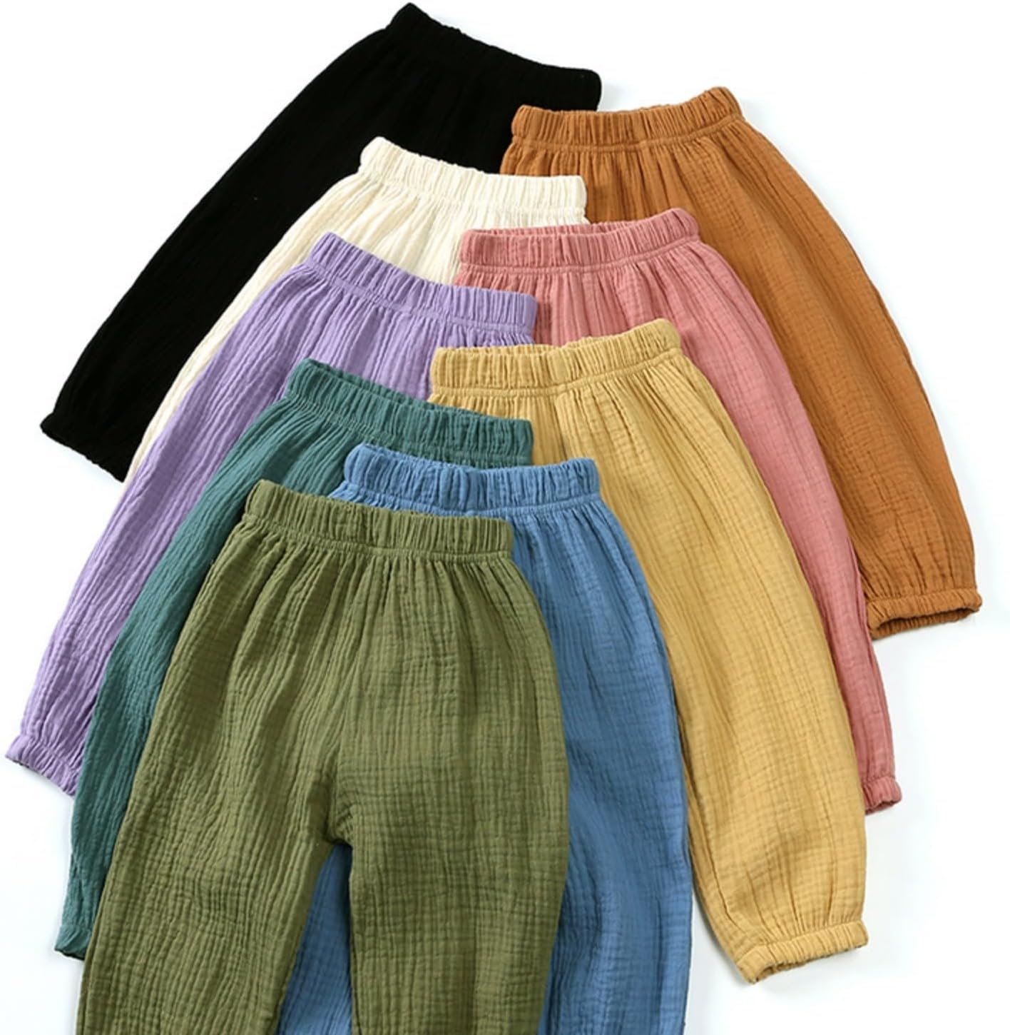 Heamoe Baby Soft Cotton Linen Pants Choice Comfort Style