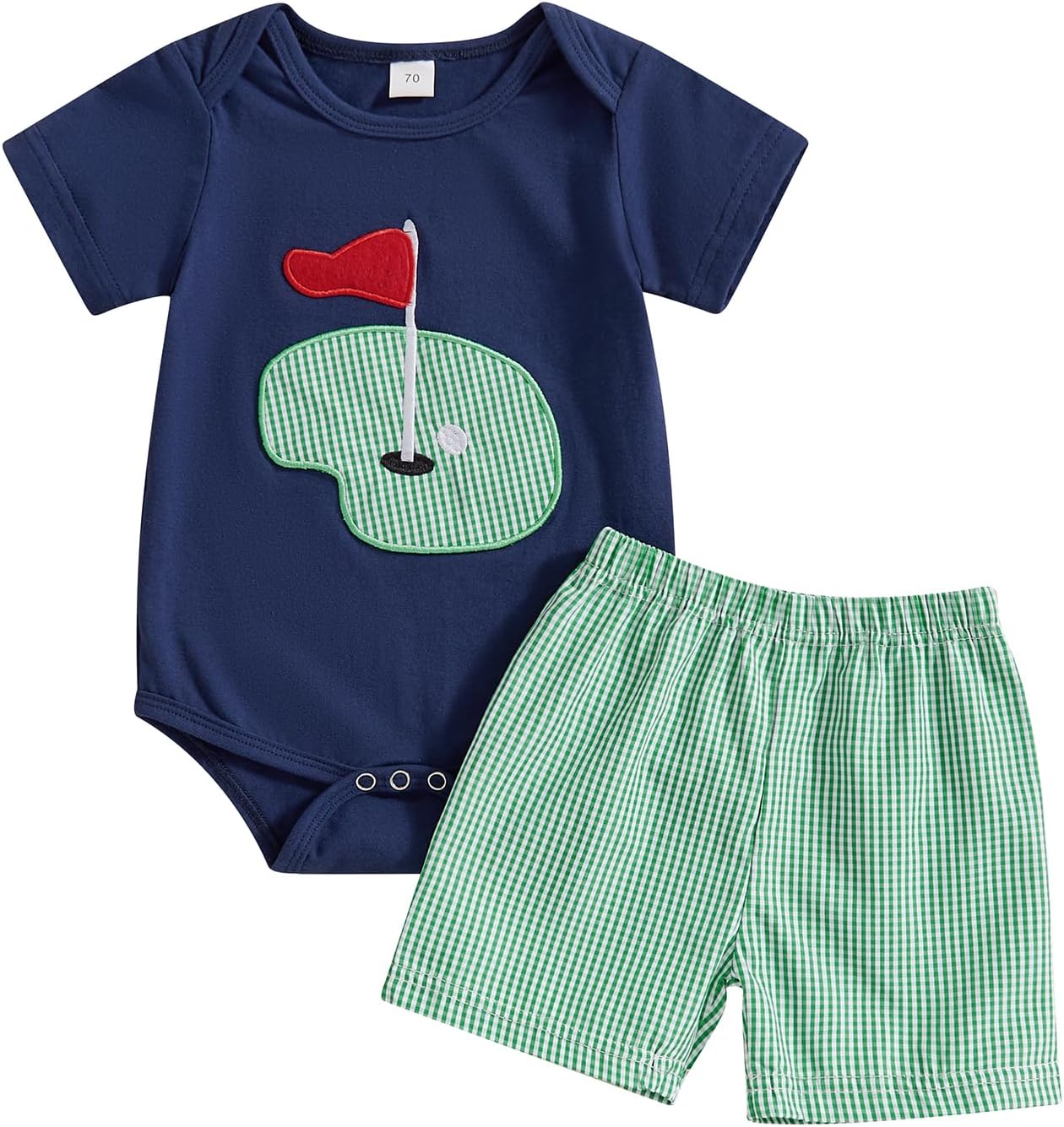 Omkzanbi Baby Boy Golf Essentials 1st Birthday Outfit