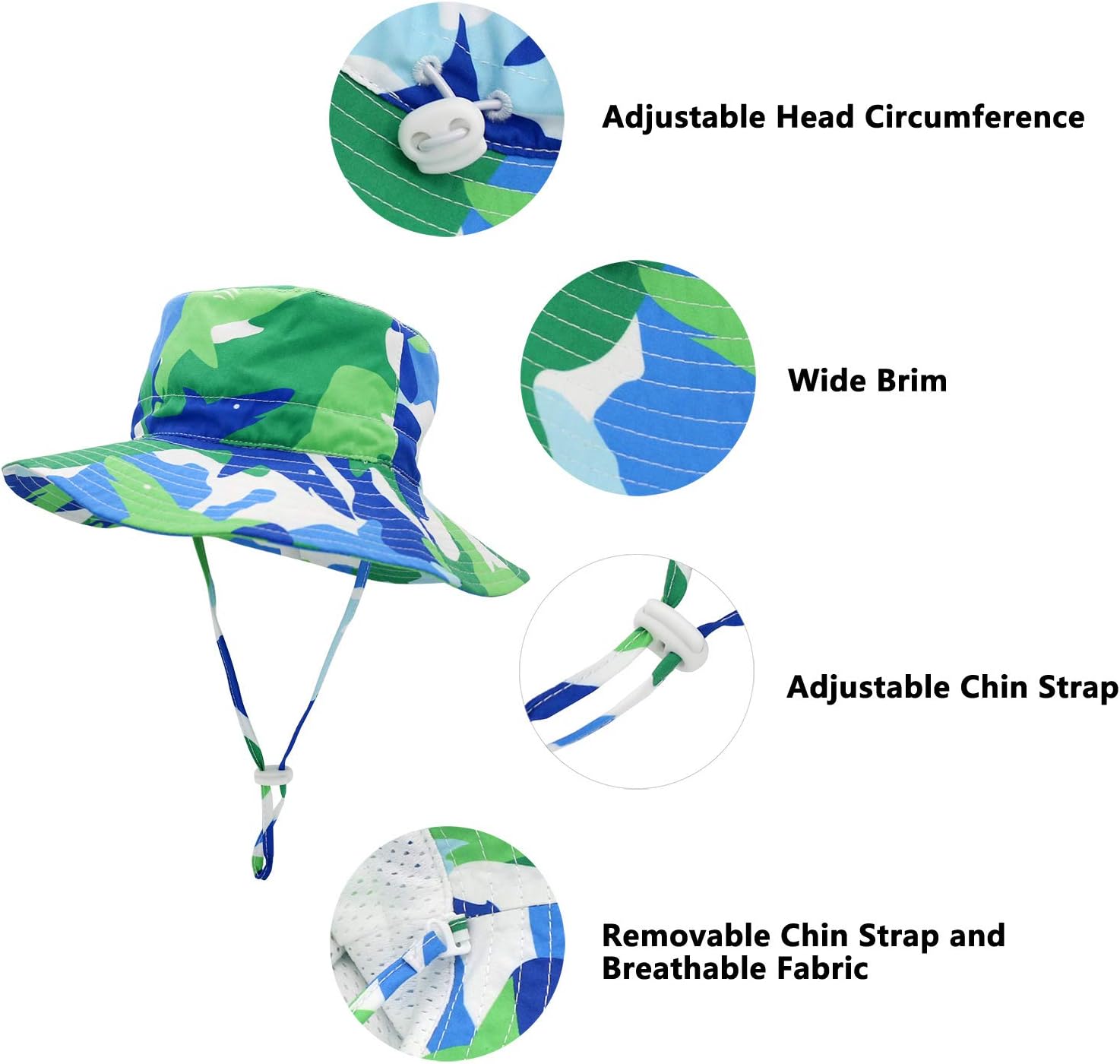 Sarfel Baby Sun Hat - 50 UPF Protection