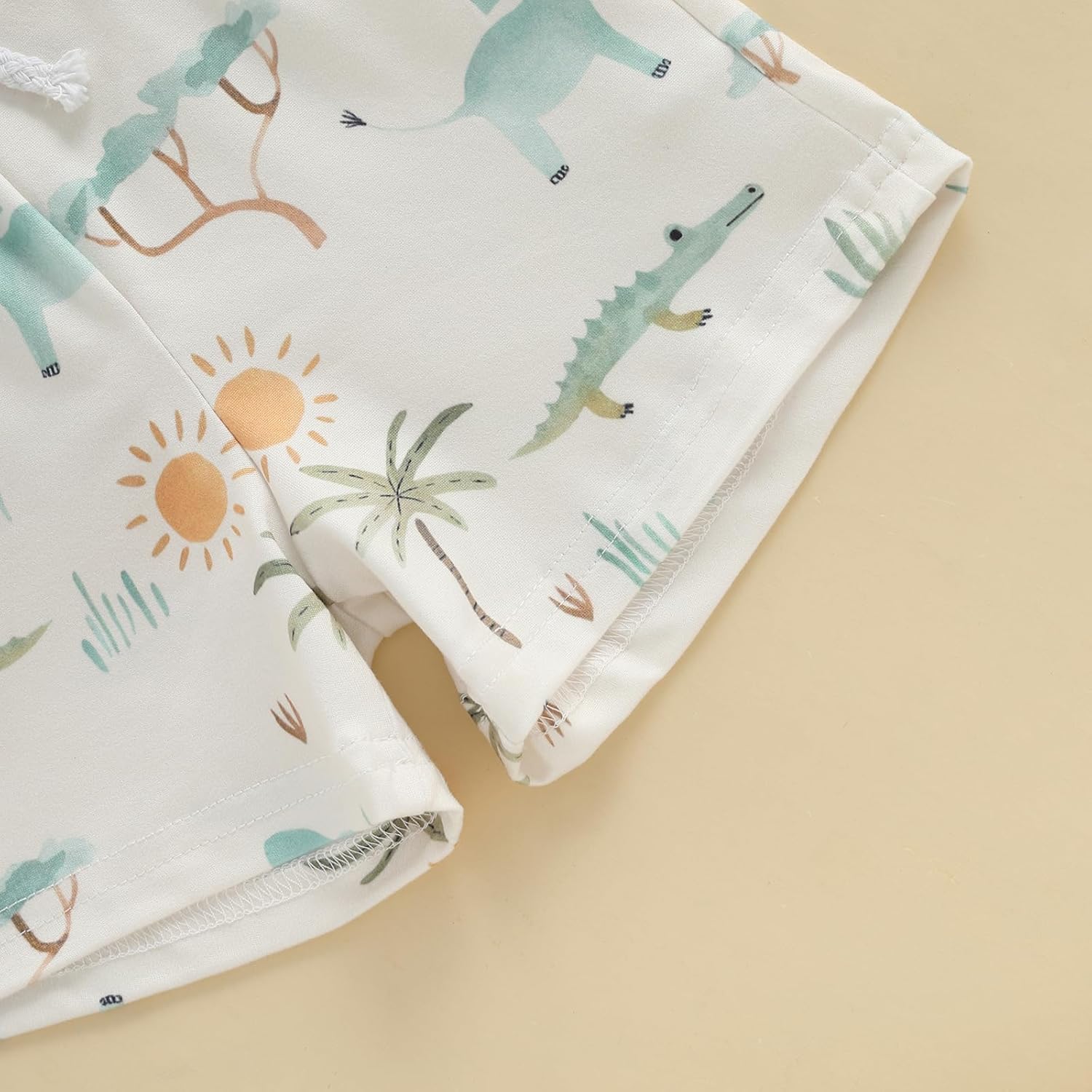 GOOCHEER Wild Boy Summer Short Sleeve T-Shirt and Shorts Set