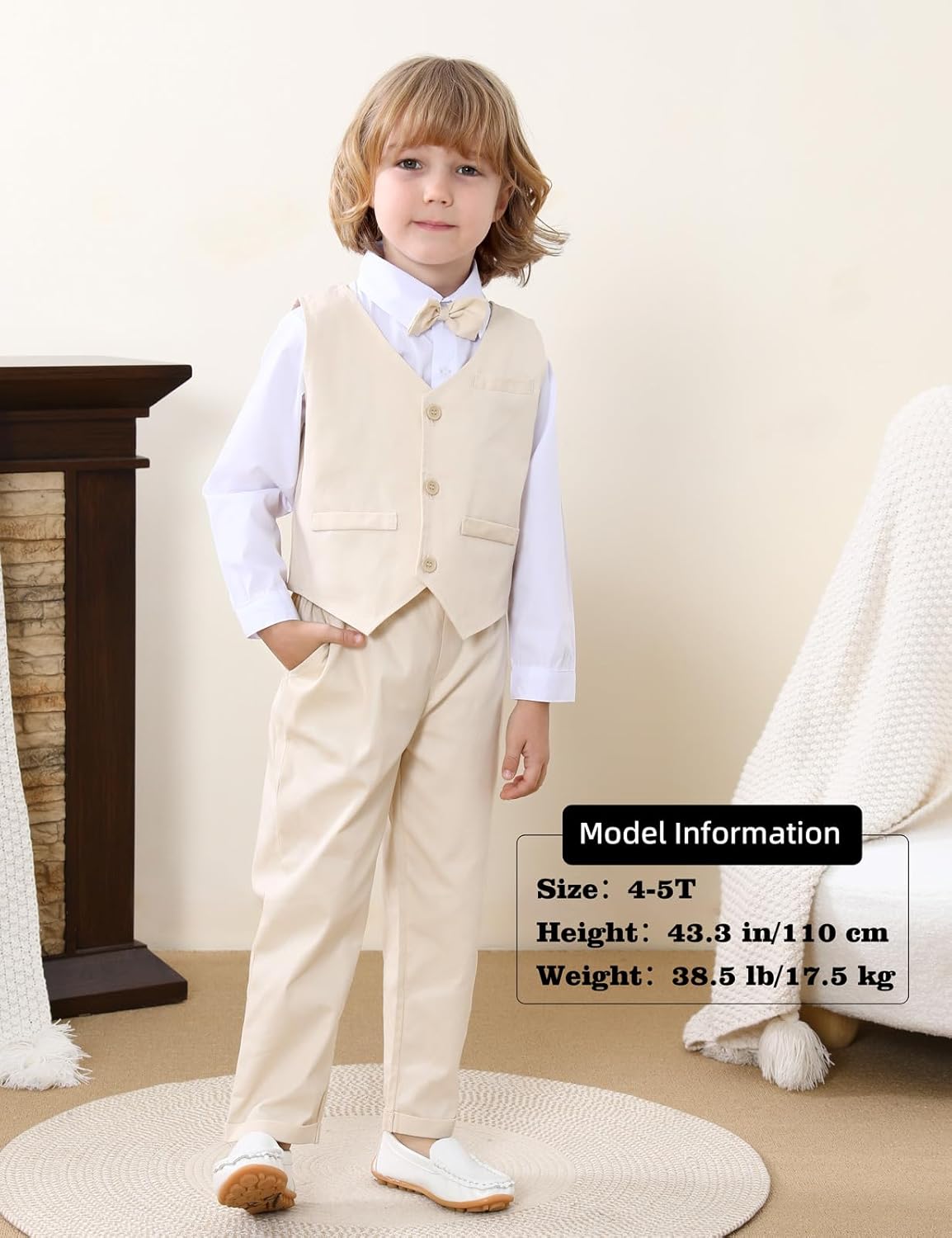 AJ Design Toddler Boys Formal Outfit