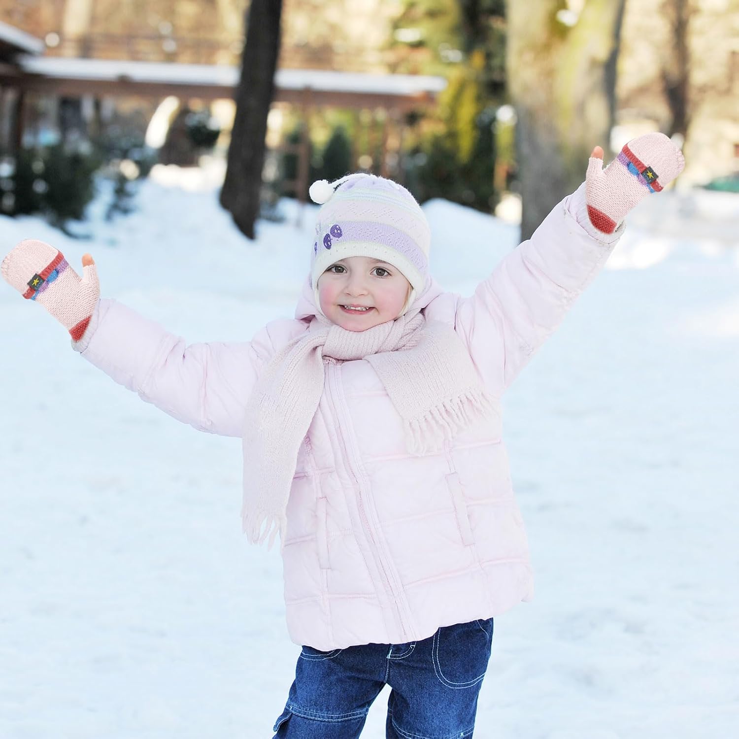 Flip Top Winter Gloves for Kids