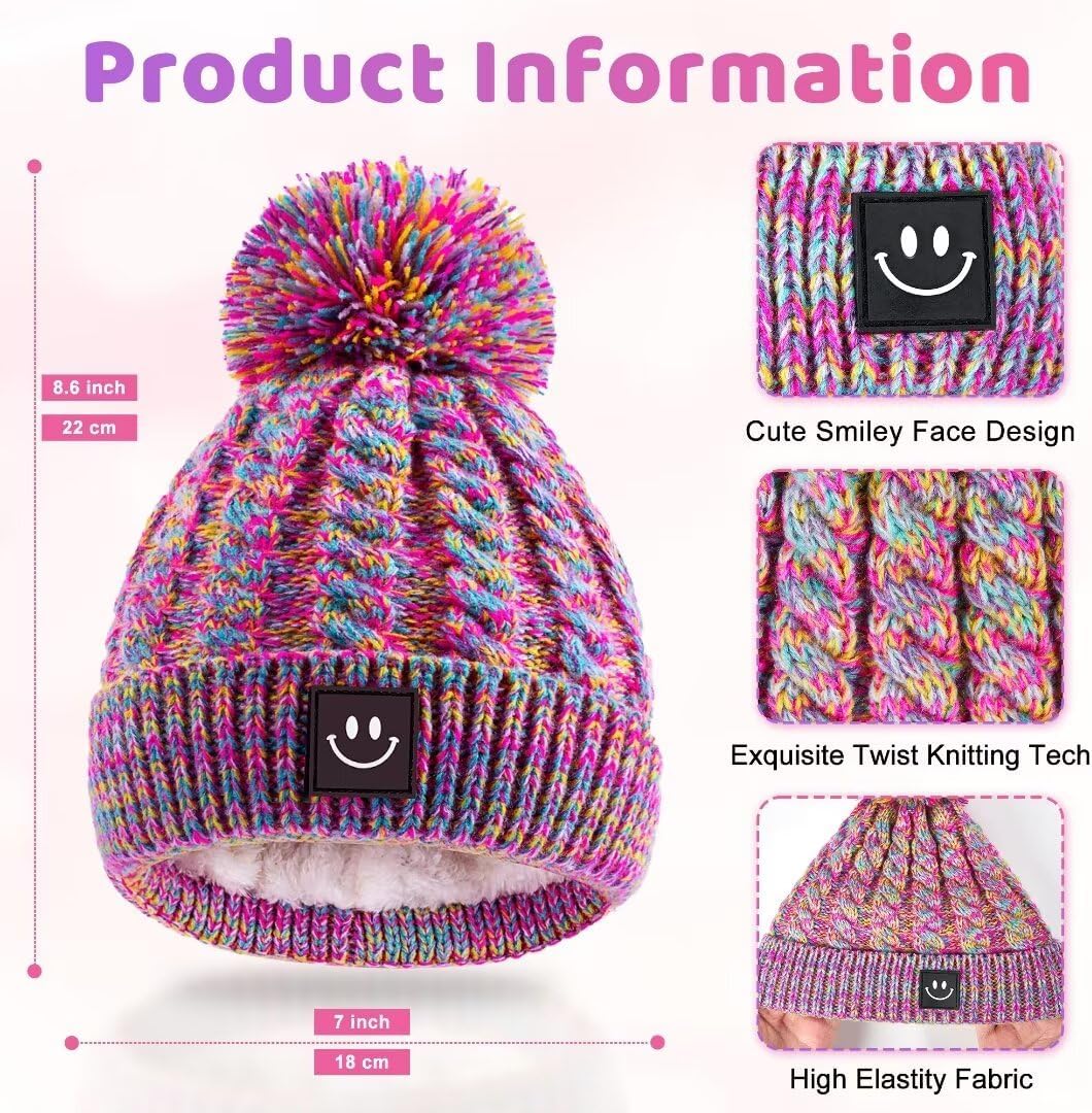 Hispeka Baby Beanie Hat 3-Piece Set