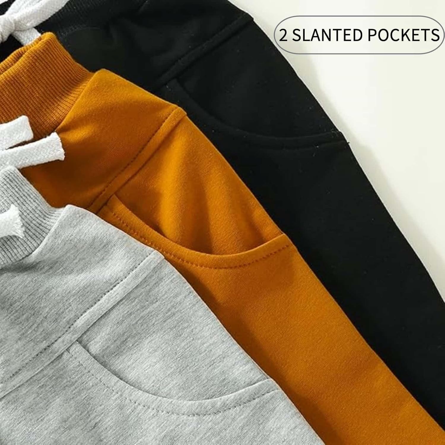 3-Pack Boys Pull-On Jogger Pants