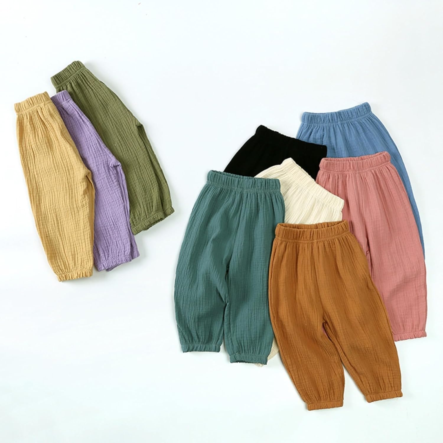 Heamoe Baby Soft Cotton Linen Pants Choice Comfort Style