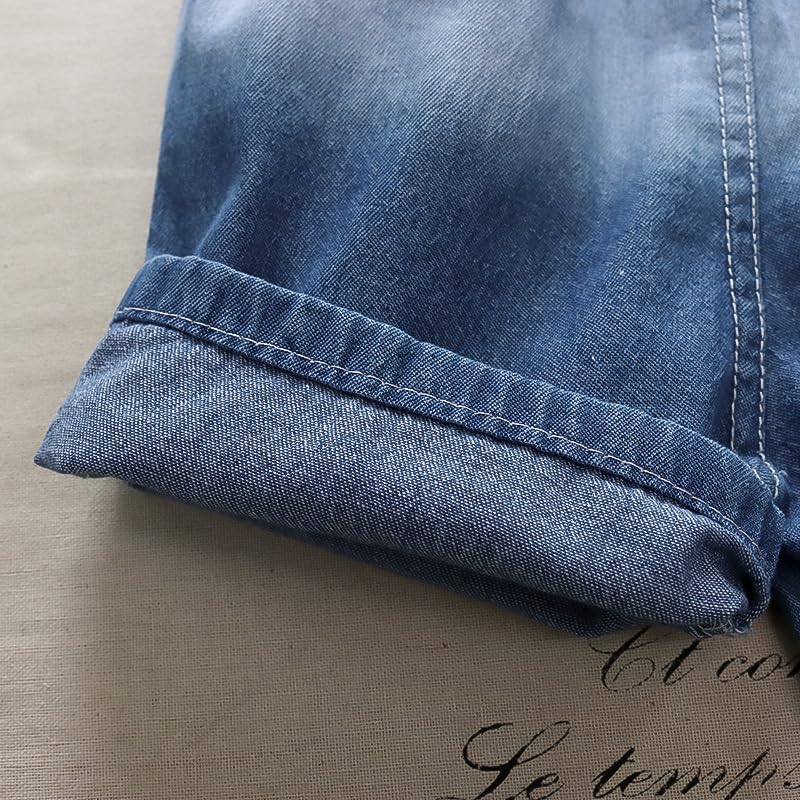 WIAINIBI Baby Boys Denim Gradient Set